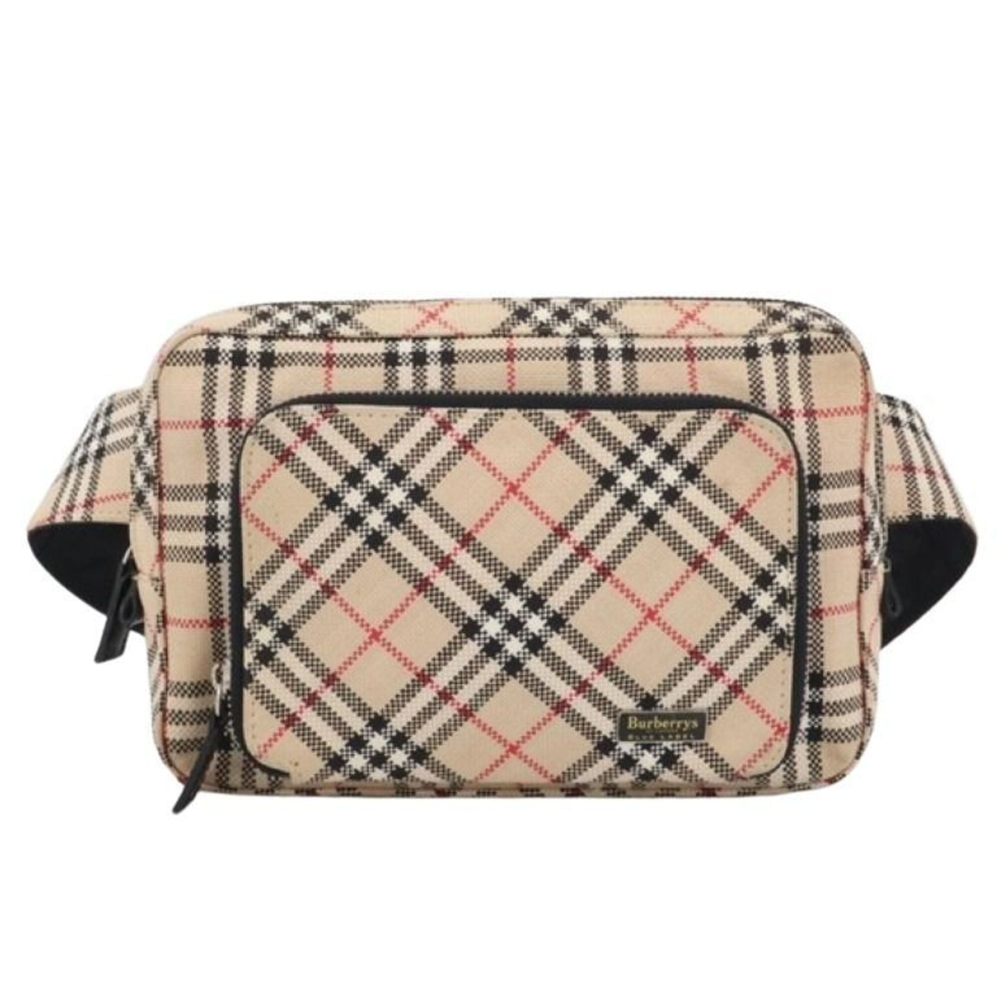 Burberry Beige Canvas Fanny Pack (Pre-Owned)