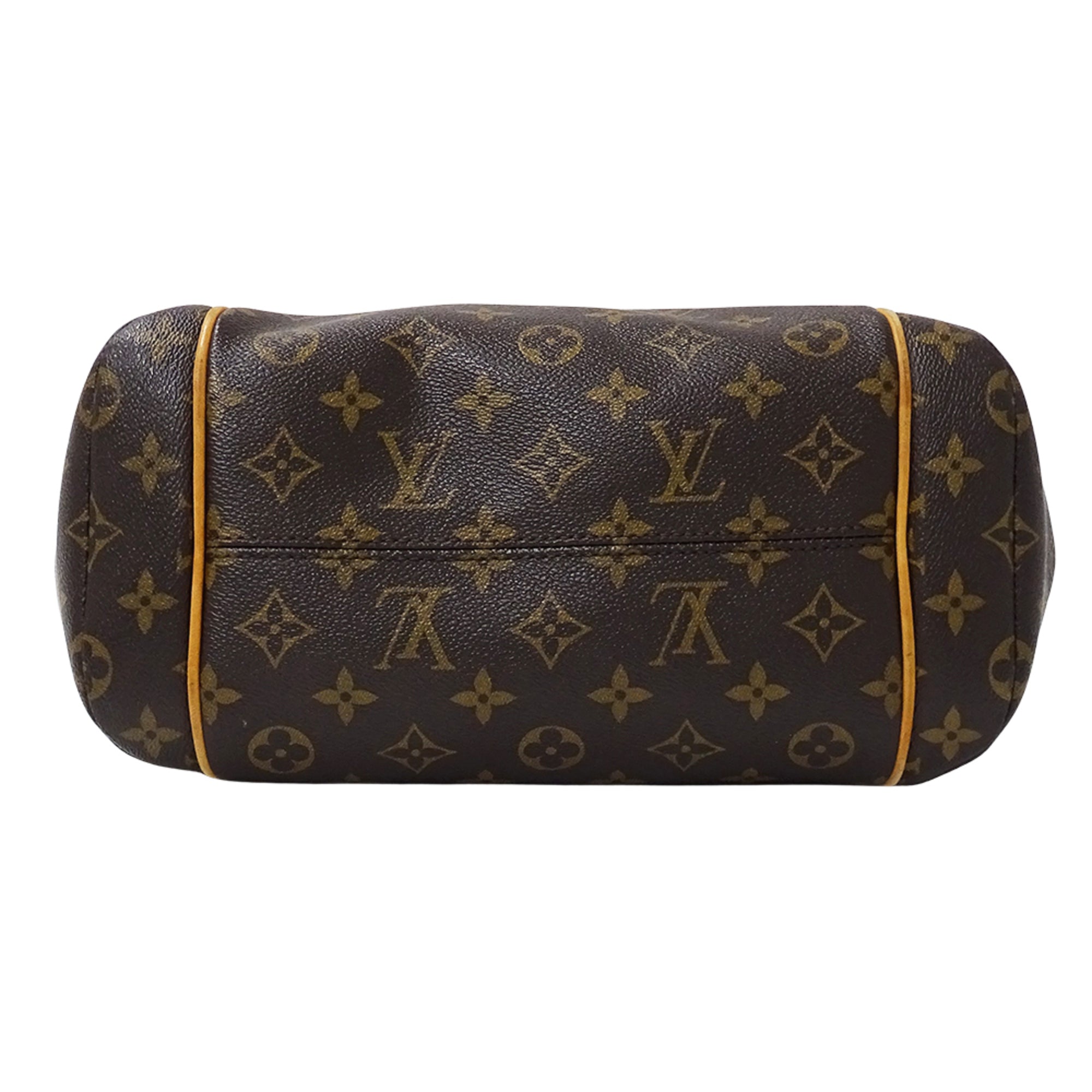 Louis Vuitton Brown Monogram Canvas Handbag Tote Bag (Pre-Owned)