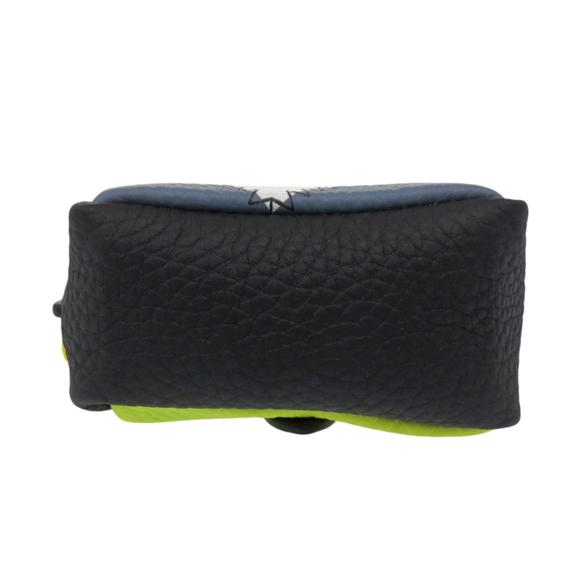 Louis Vuitton Black Blue Gray Yellow Leather Leather Pouch (Pre-Owned)