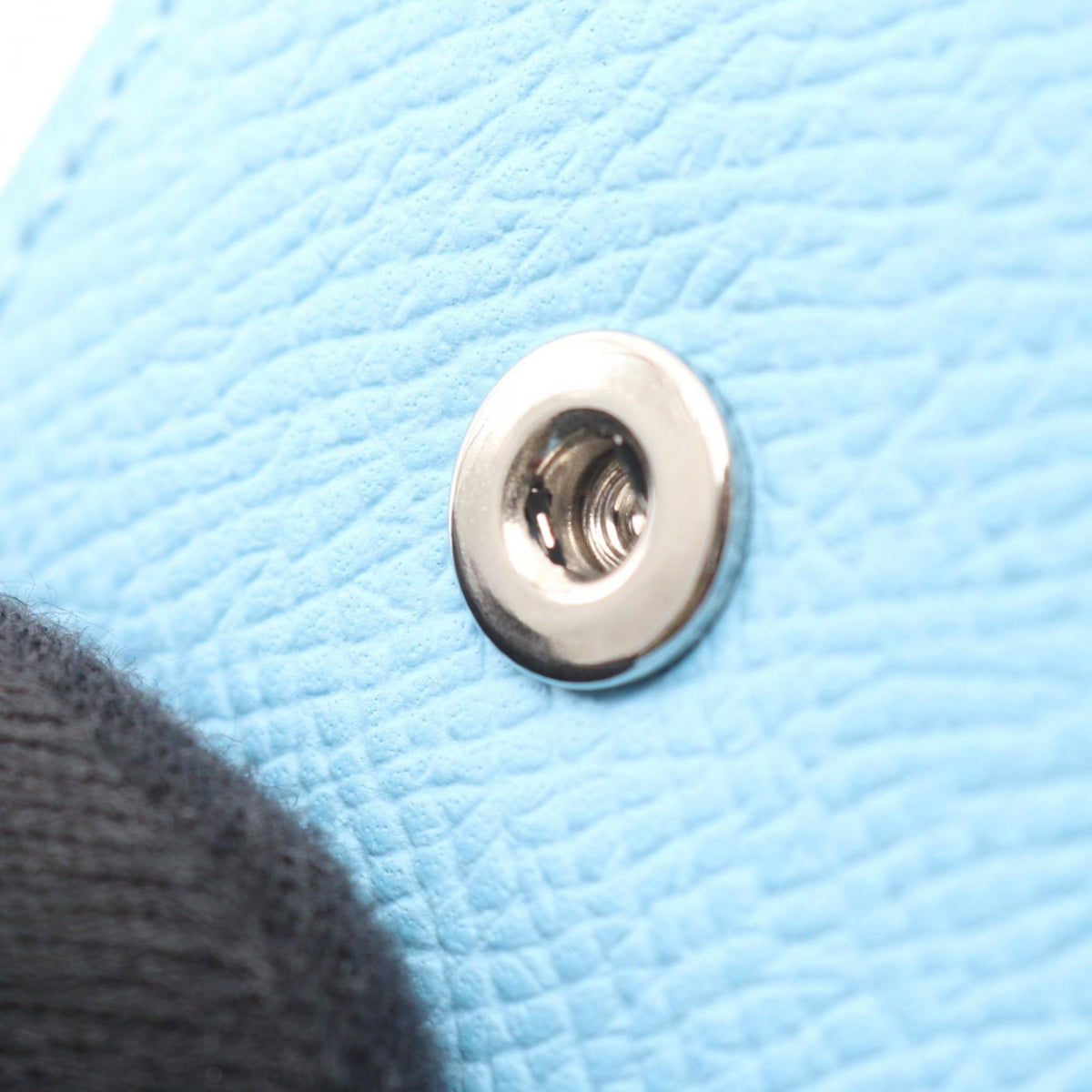 Hermes Blue Celeste Epsom Leather Leather Handbag Shoulder Bag (Pre-Owned)