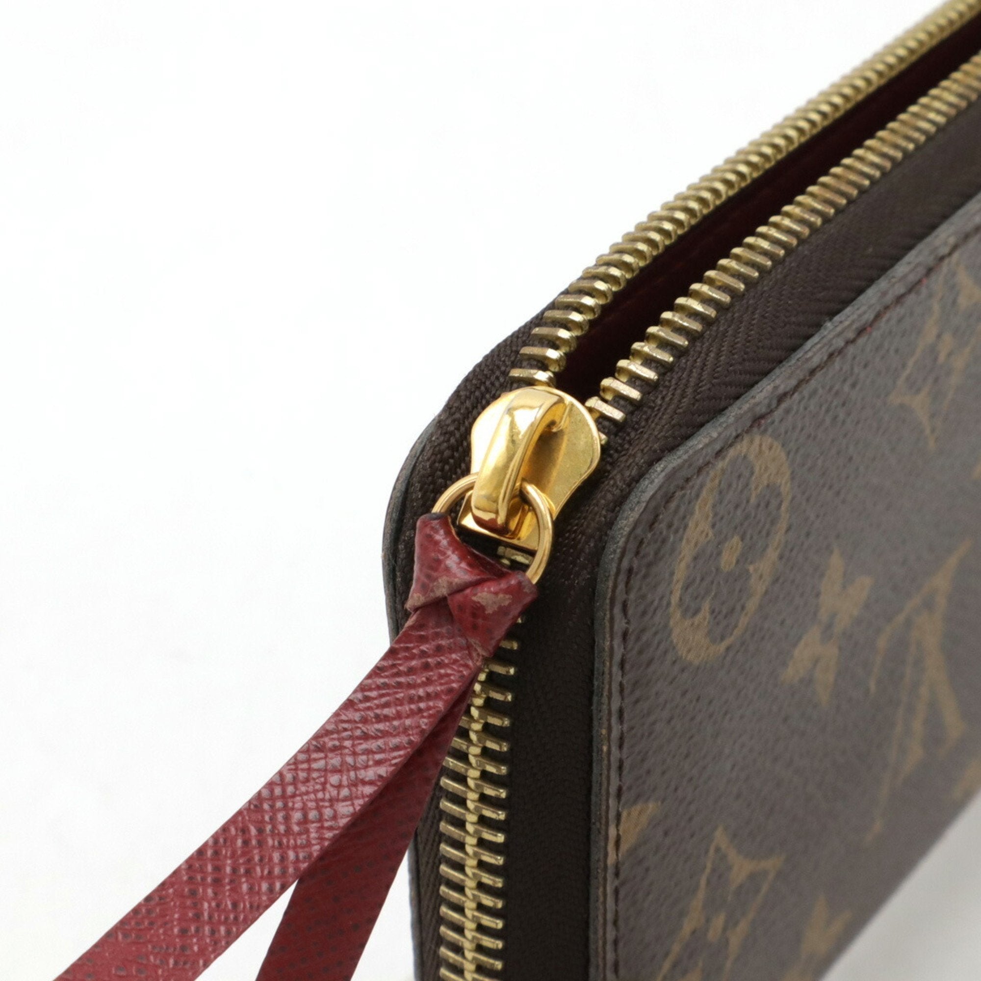 Louis Vuitton Brown Fuchsia Monogram Monogram Wallet (Bi-Fold) (Pre-Owned)