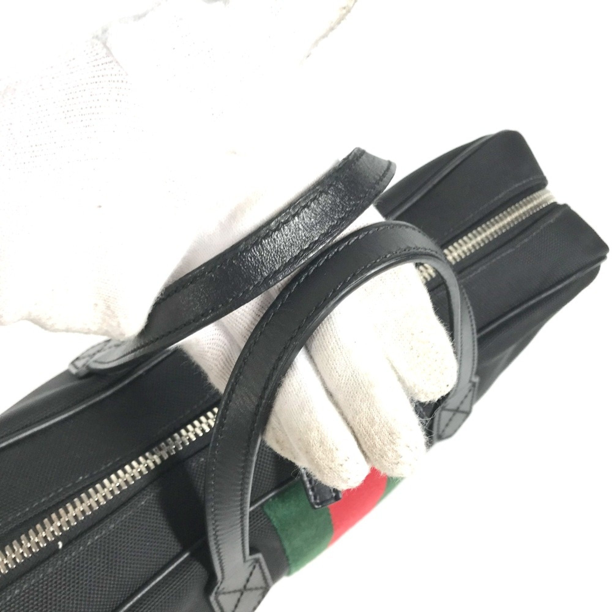 Gucci Black Leather Tote Bag (Pre-Owned)