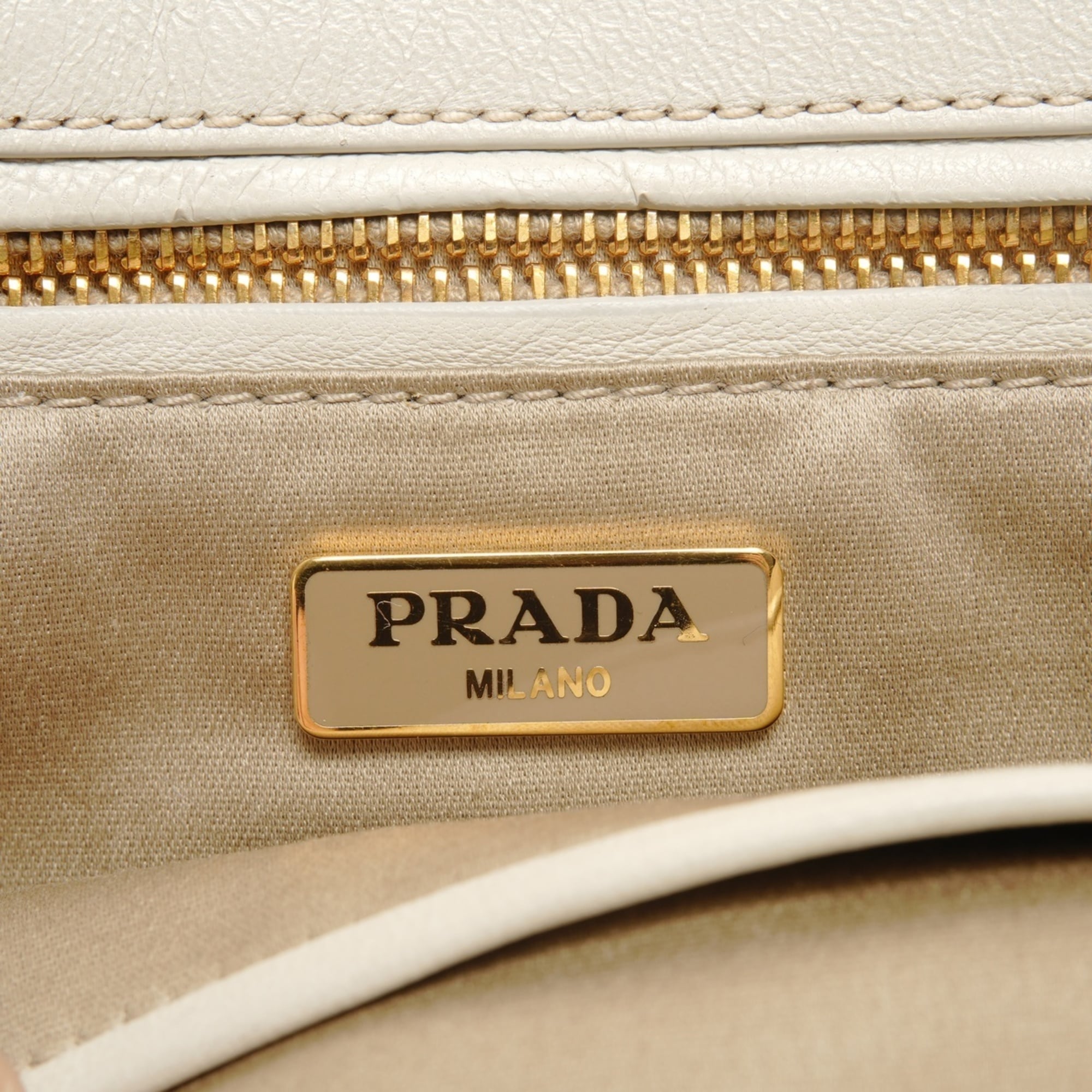 Prada Gray Shoulder Bag (Pre-Owned)