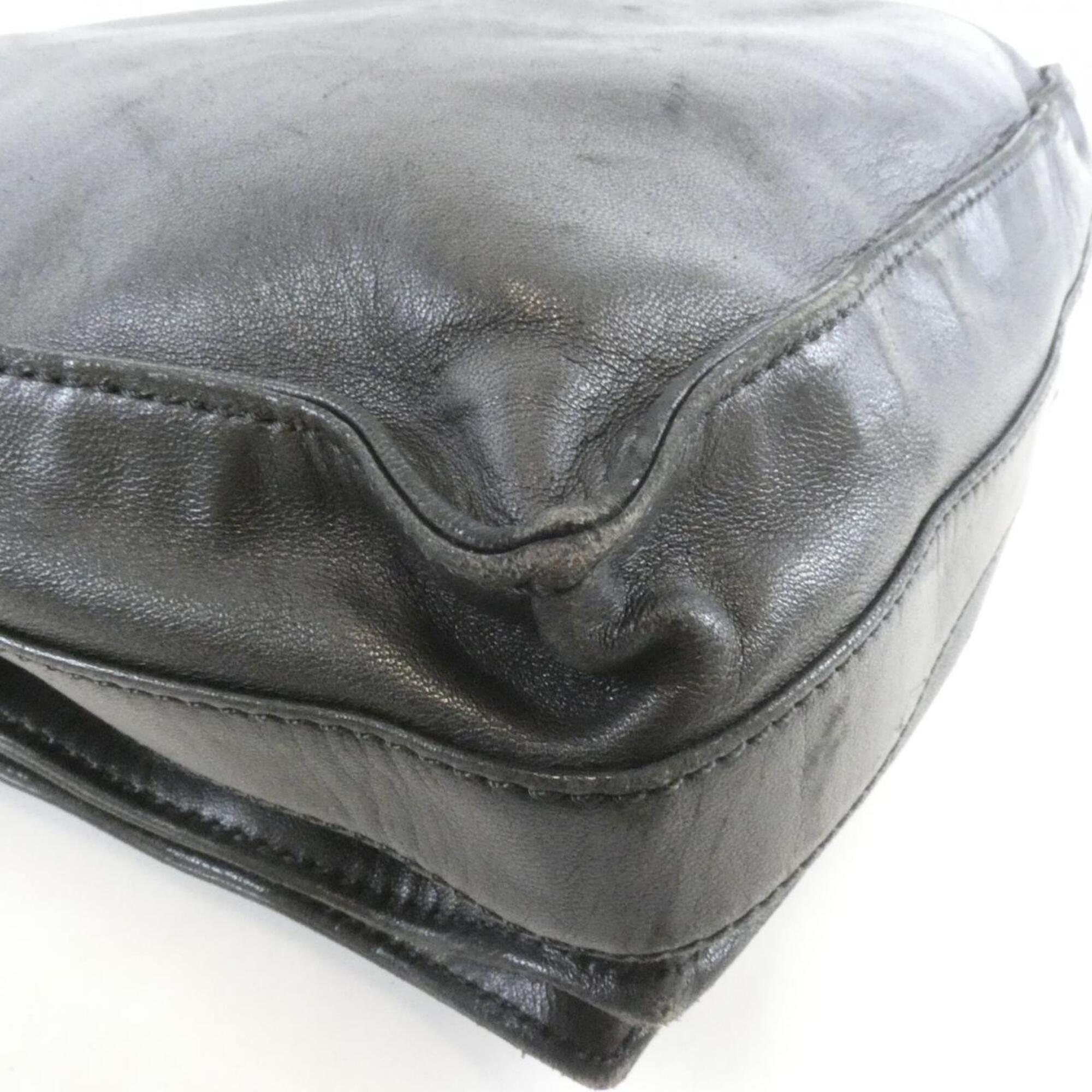 Loewe Black Leather Handbag (Pre-Owned)