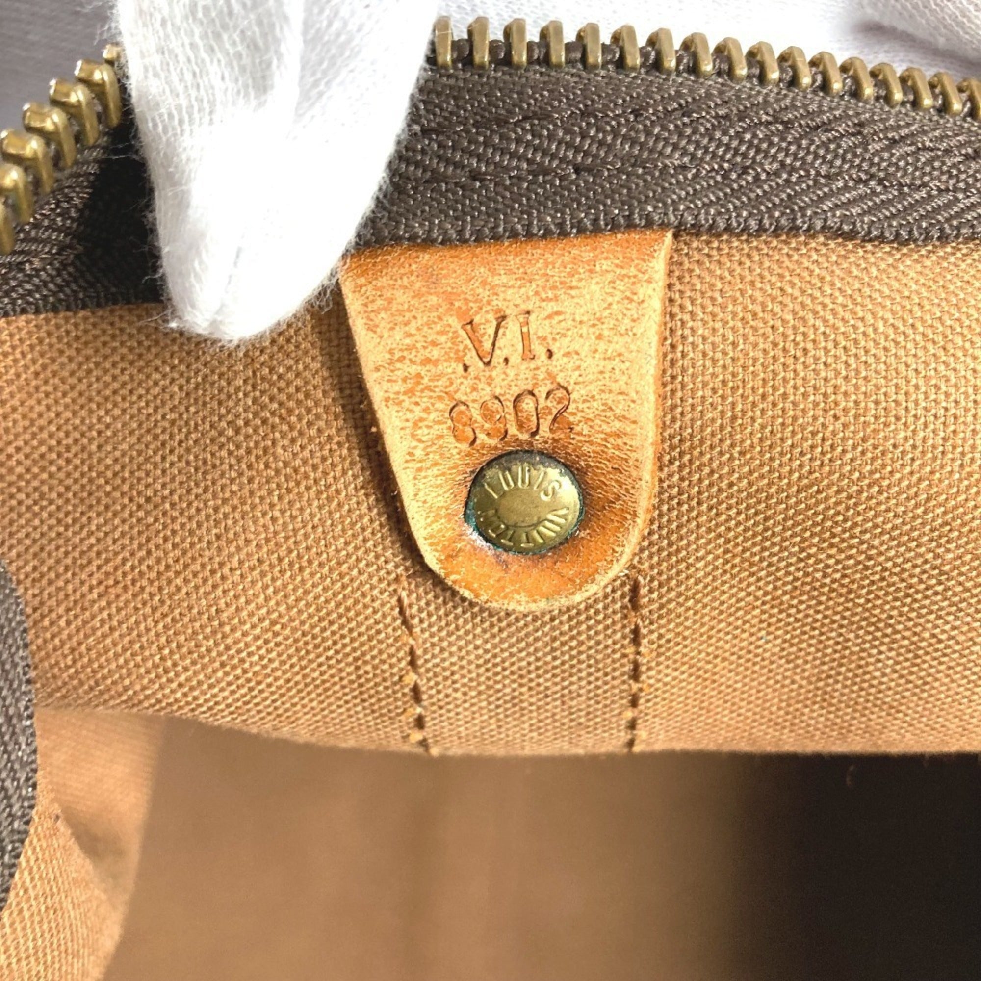 Louis Vuitton Brown Monogram Canvas Boston Bag Handbag (Pre-Owned)