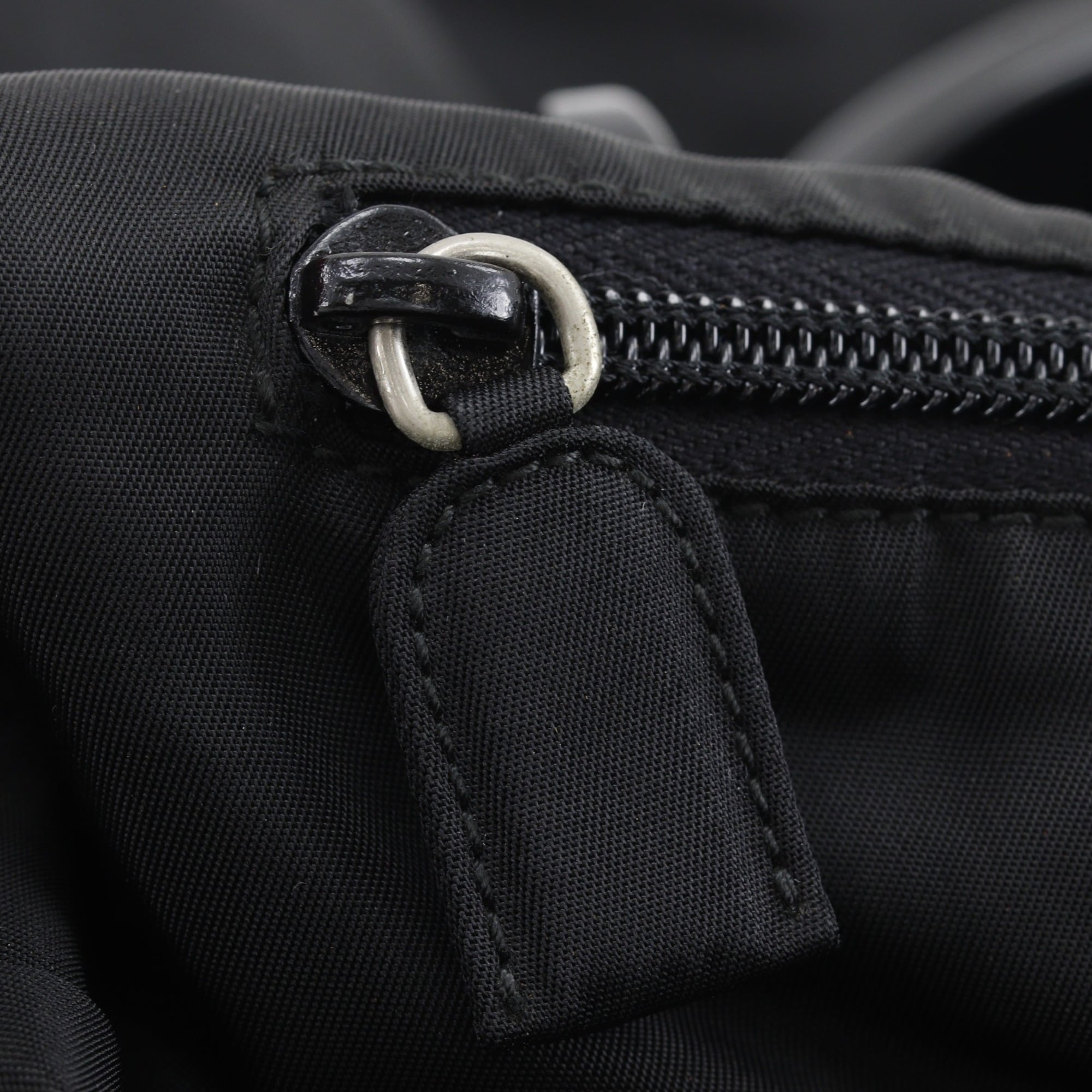 Prada Black Nylon Plastic Handbag (Pre-Owned)