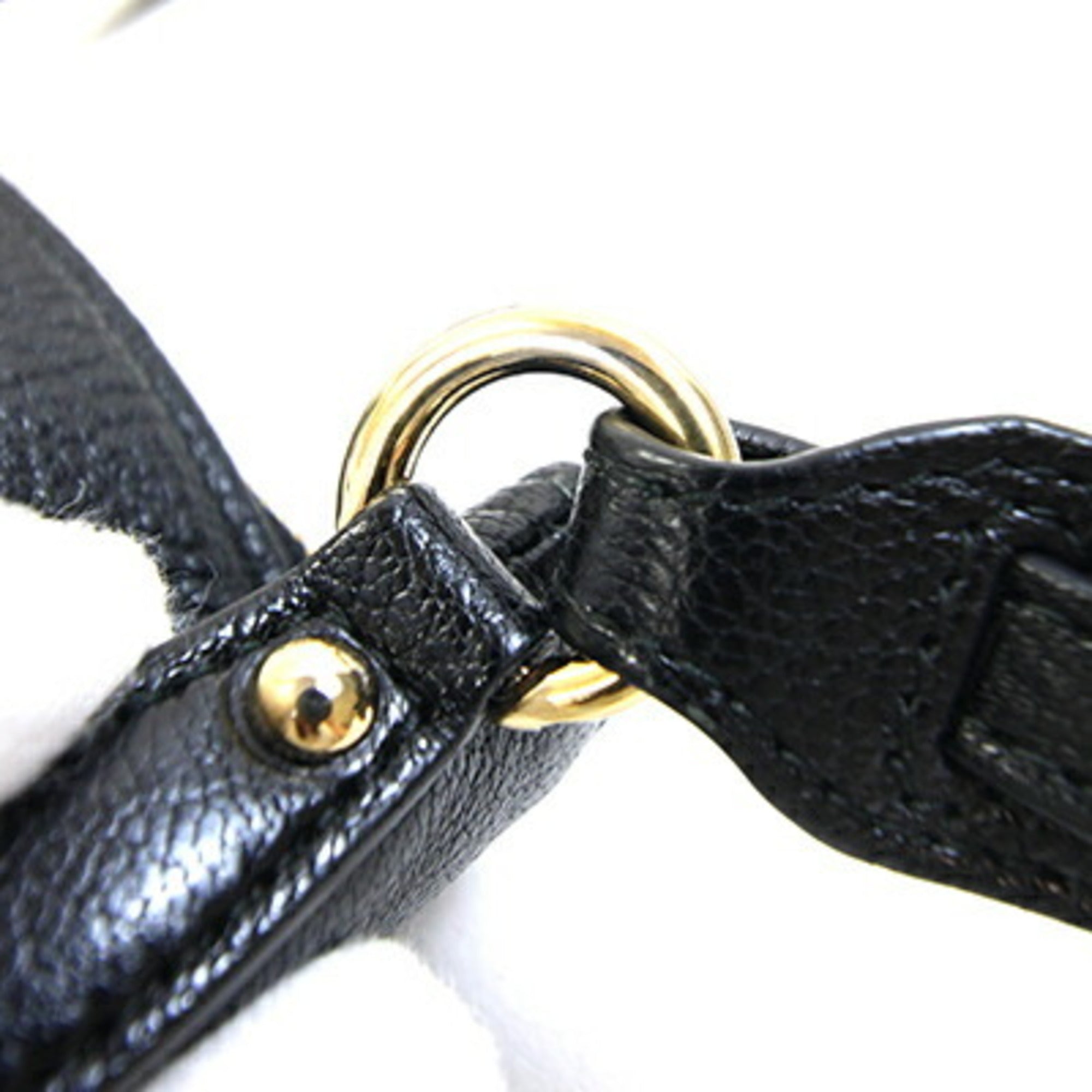 Salvatore Ferragamo Black Leather Tote Bag (Pre-Owned)