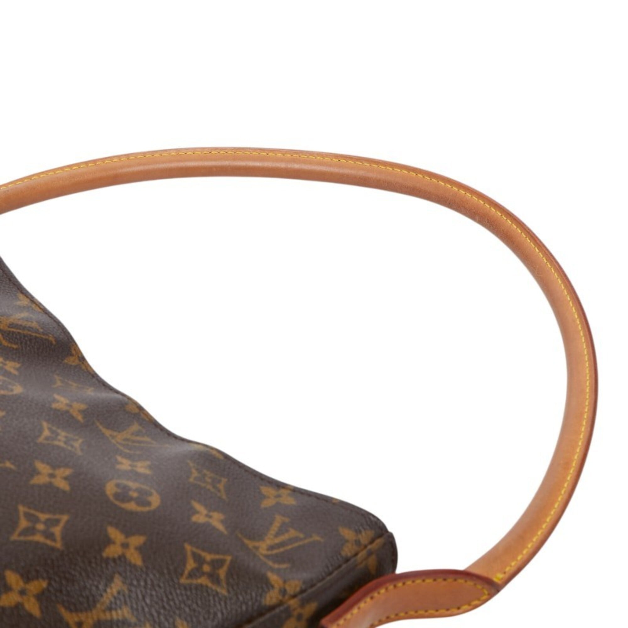 Louis Vuitton Brown Pvc Leather Handbag Shoulder Bag (Pre-Owned)