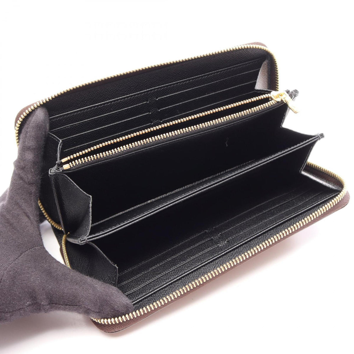Louis Vuitton Brown Pvc Long Wallet (Bi-Fold) (Pre-Owned)