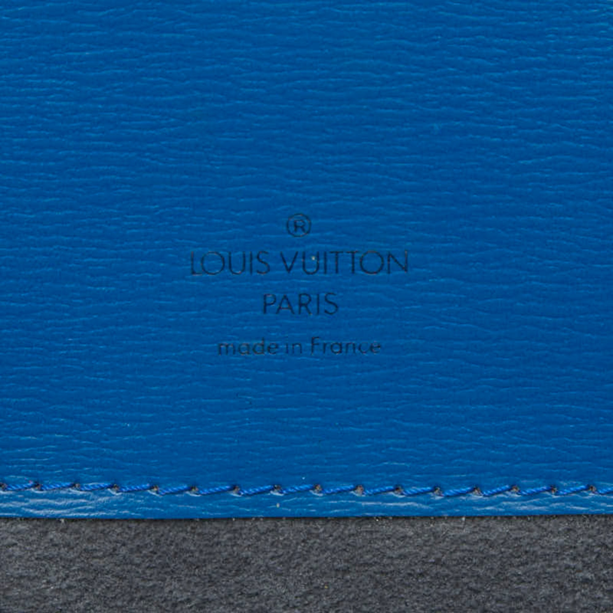 Louis Vuitton Toledo Blue Leather Shoulder Bag (Pre-Owned)
