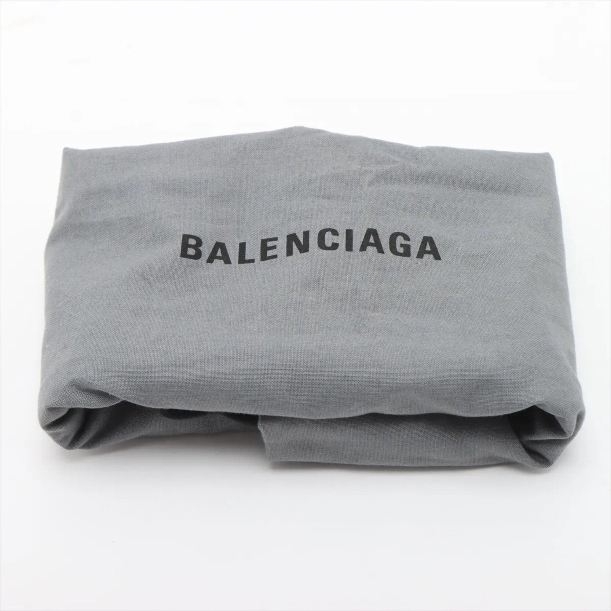 Balenciaga White Leather Basket Handbag Shoulder Bag (Pre-Owned)