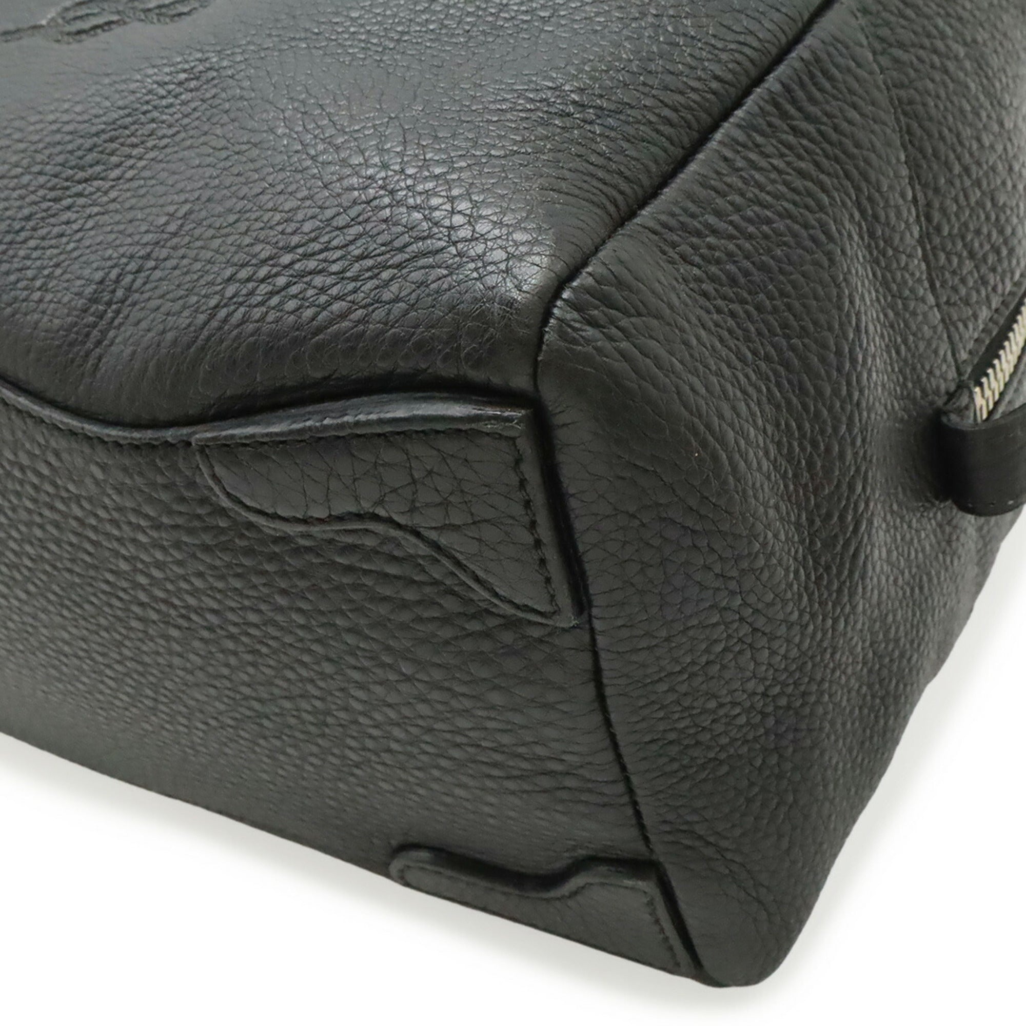 Prada Black Nero Leather Shoulder Bag Tote Bag (Pre-Owned)