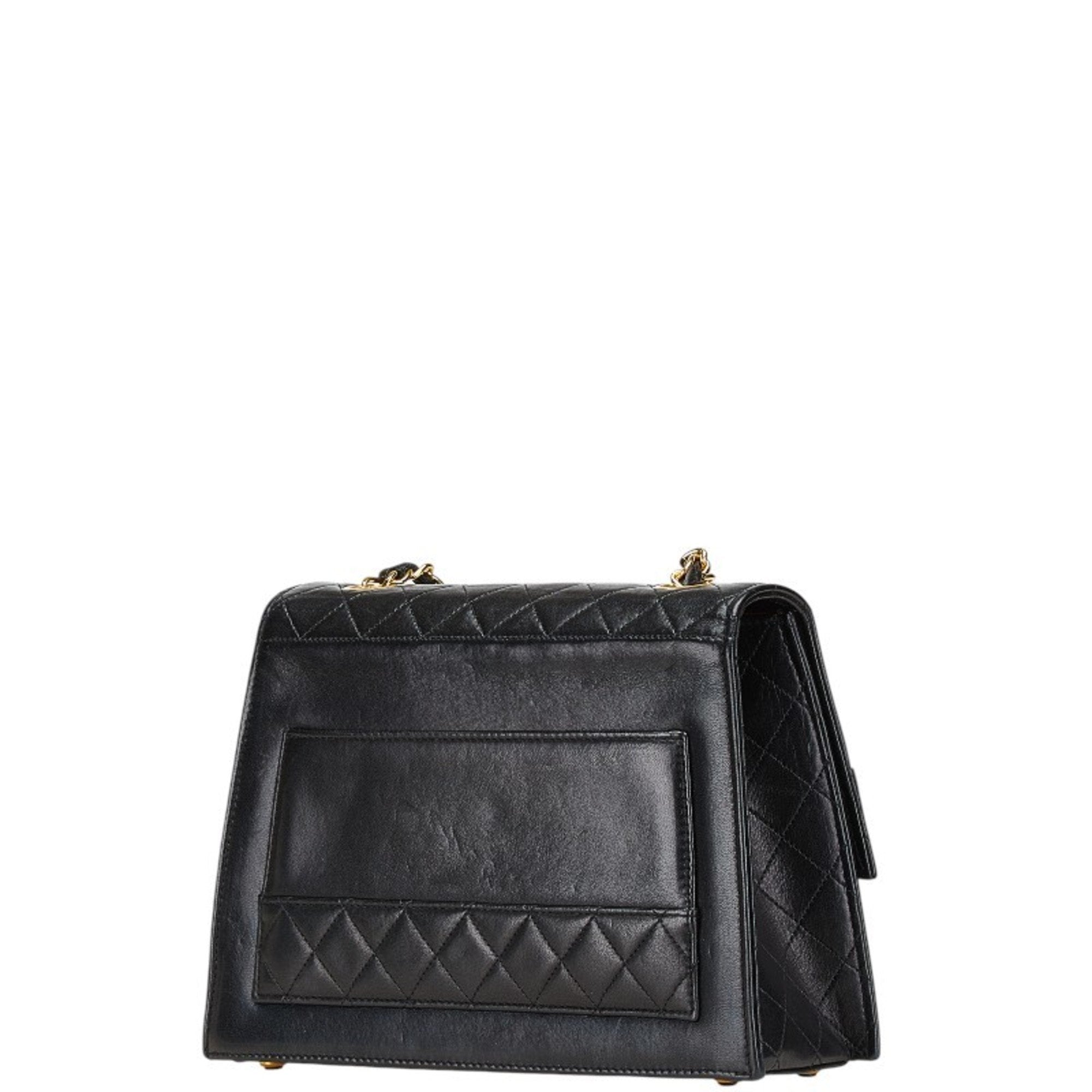 Chanel Matelasse Black Pouch Shoulder Bag (Pre-Owned)
