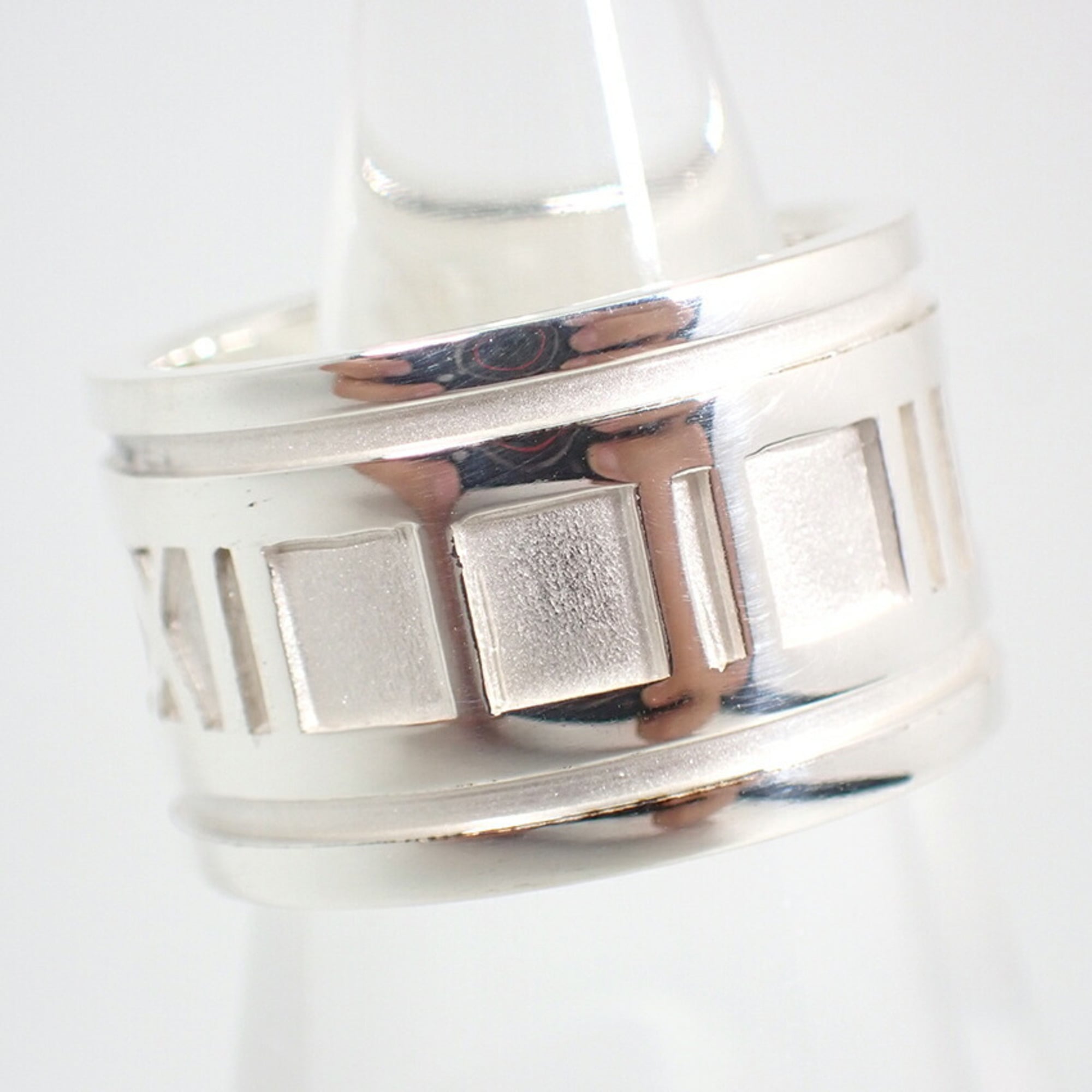 Tiffany Silver Sterling Silver 925 Band Ring (Pre-Owned)
