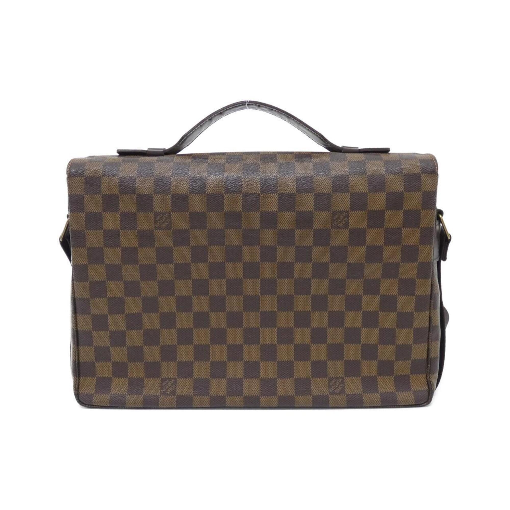 Louis Vuitton Brown Coated Canvas Shoulder Bag (Pre-Owned)