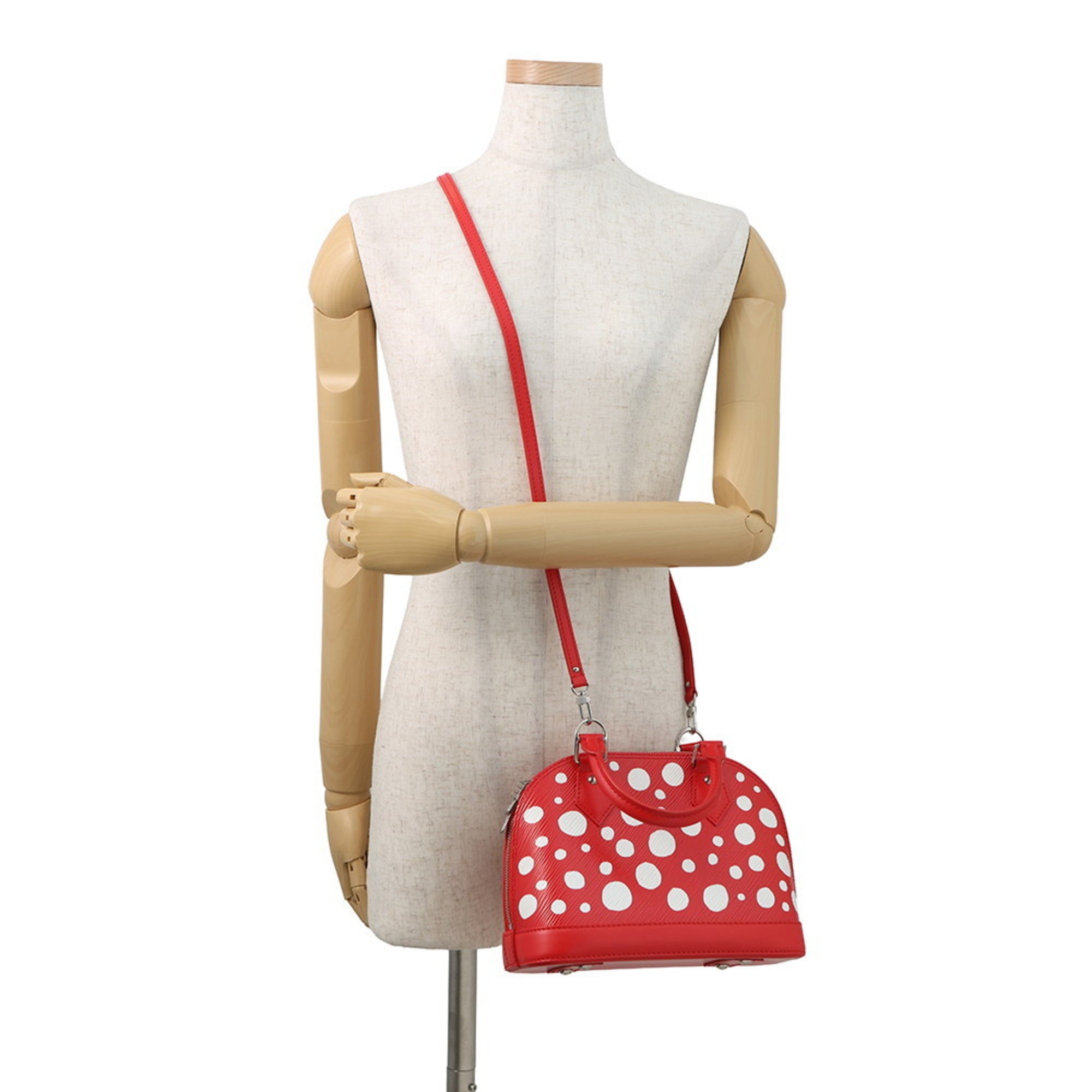 Louis Vuitton Red Color Epi Leather Handbag Shoulder Bag (Pre-Owned)