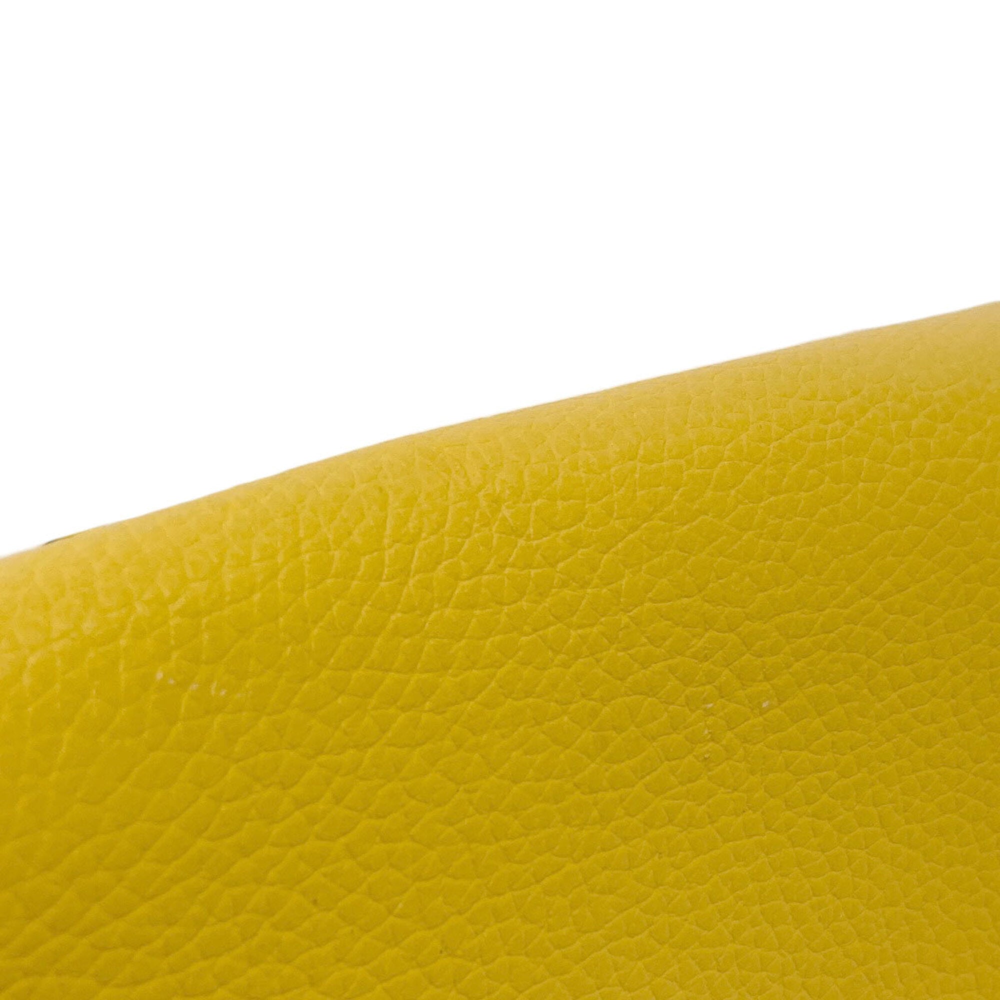 Tory Burch Yellow Leather Shoulder Bag (Pre-Owned)