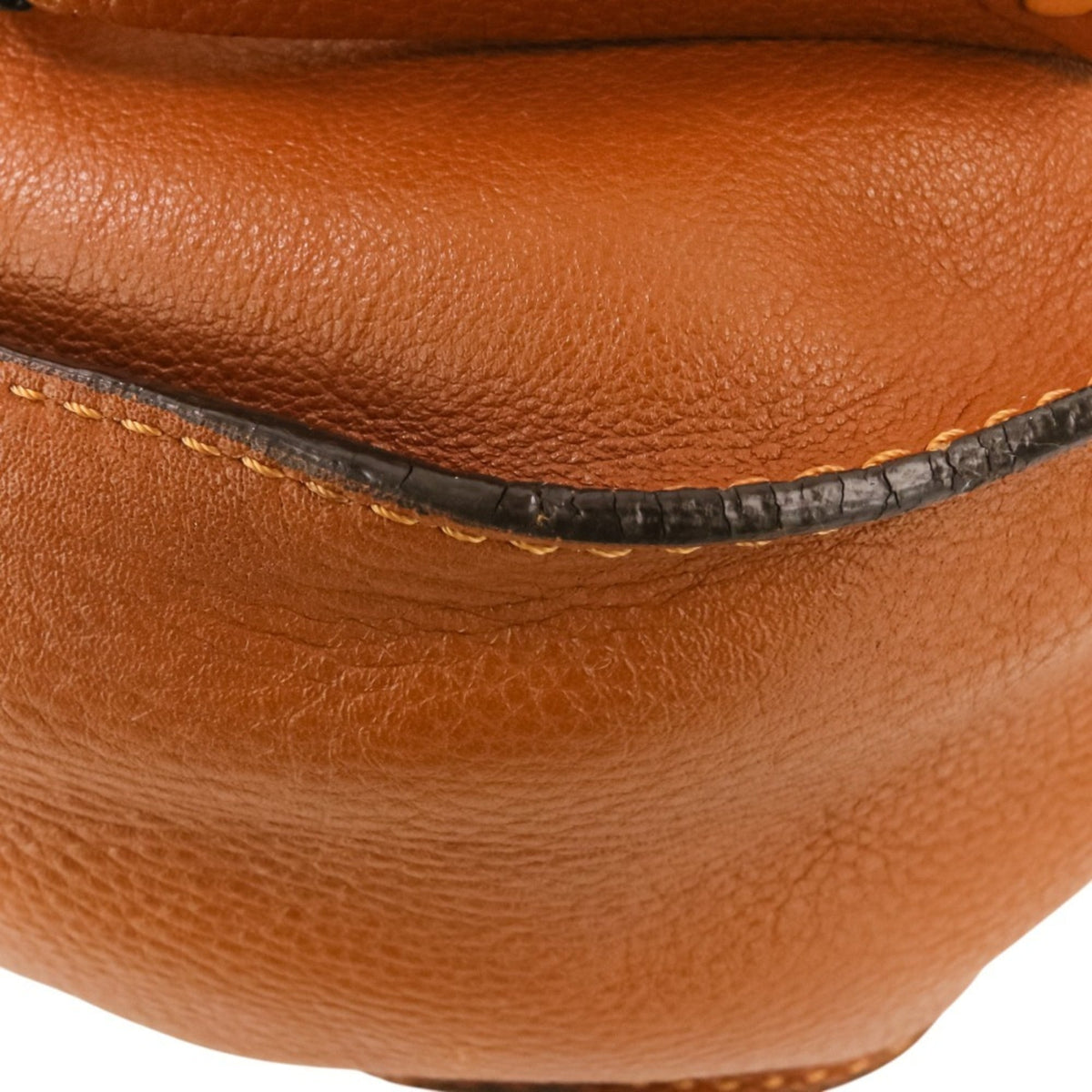 Chloé Brown Leather Shoulder Bag (Pre-Owned)