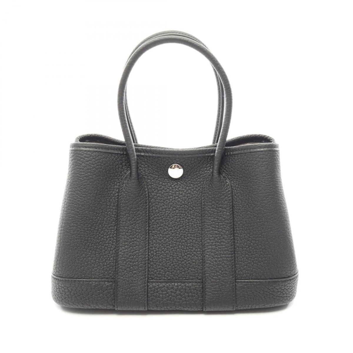 Hermes Black Negonda Leather Leather Handbag (Pre-Owned)