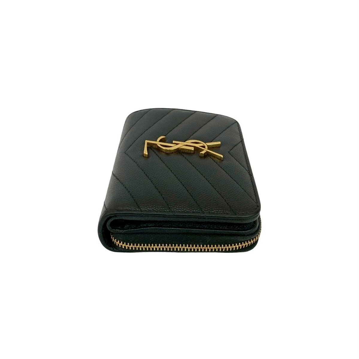 Saint Laurent Black Leather Wallet (Bi-Fold) (Pre-Owned)