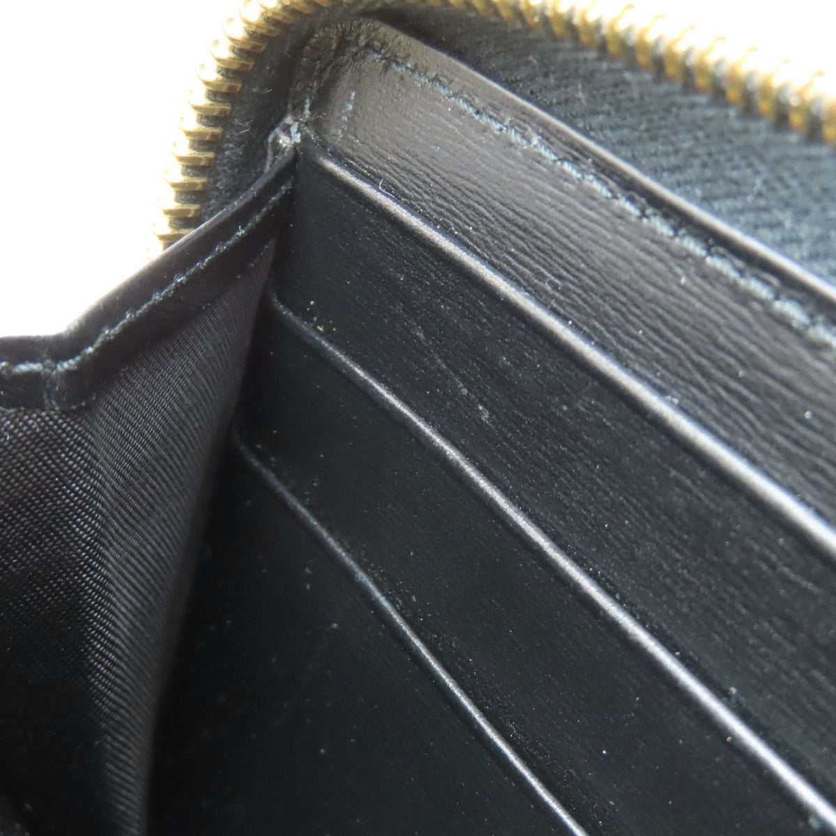 Gucci Black Leather Long Wallet (Bi-Fold) (Pre-Owned)