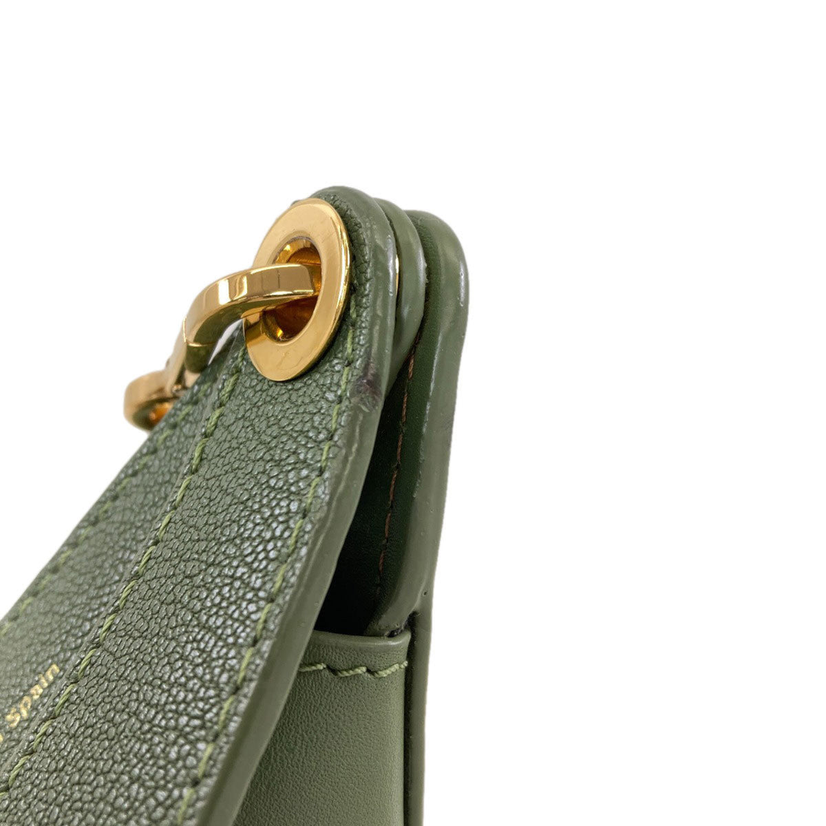 Loewe Green Leather Shoulder Bag (Pre-Owned)