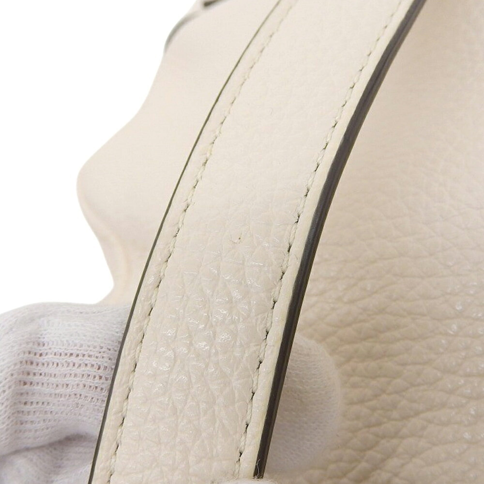 Coach White Leather Backpack (Pre-Owned)
