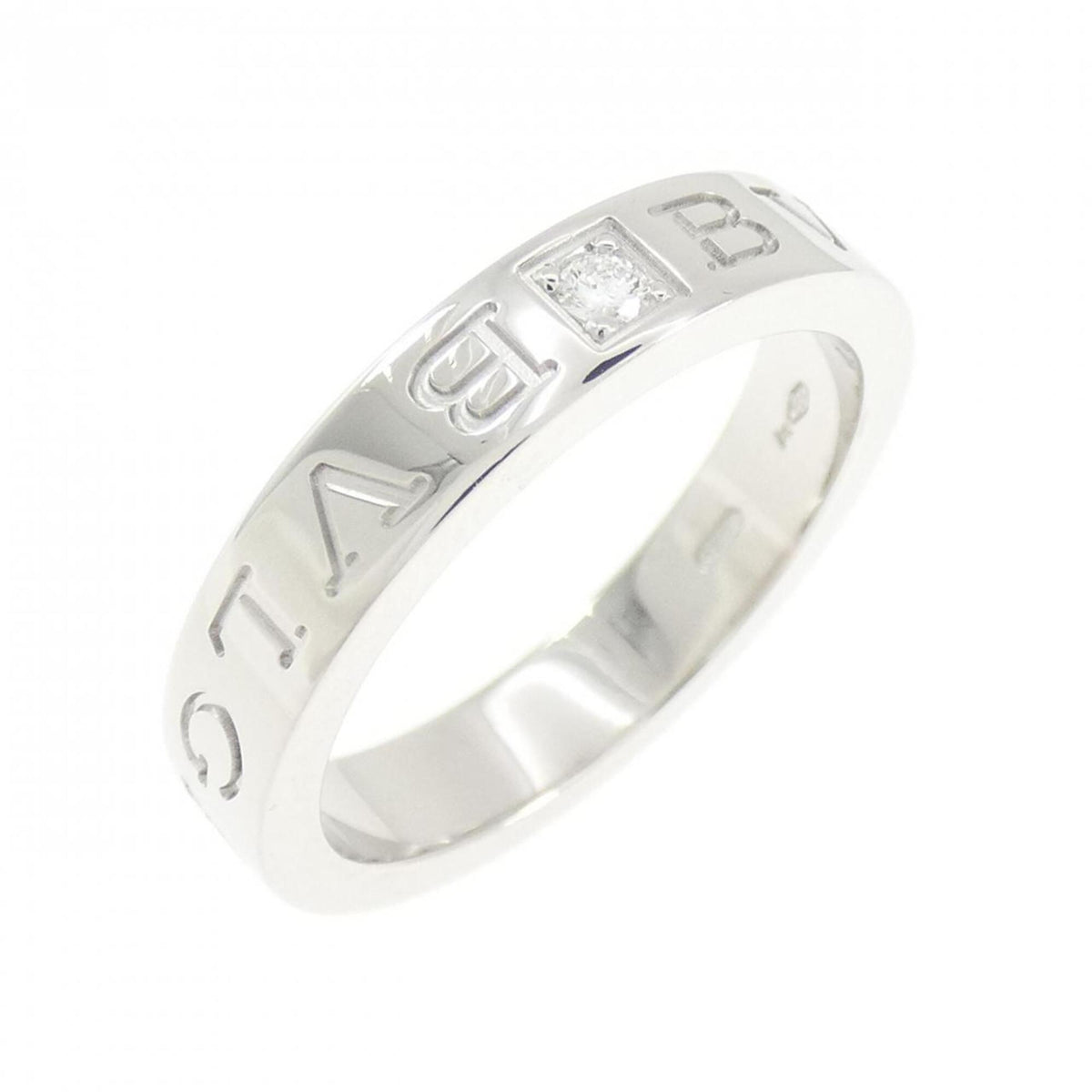 Bvlgari White Gold (18K) Band Ring (Pre-Owned)