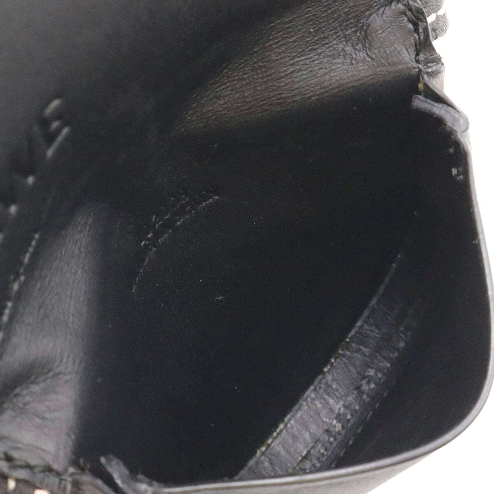 Loewe Black Leather Pochette Pouch Shoulder Bag (Pre-Owned)