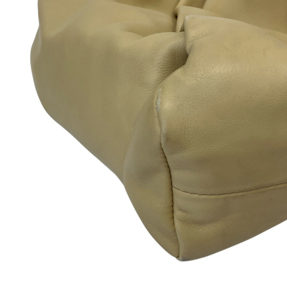Bottega Veneta Beige Leather Shoulder Bag (Pre-Owned)