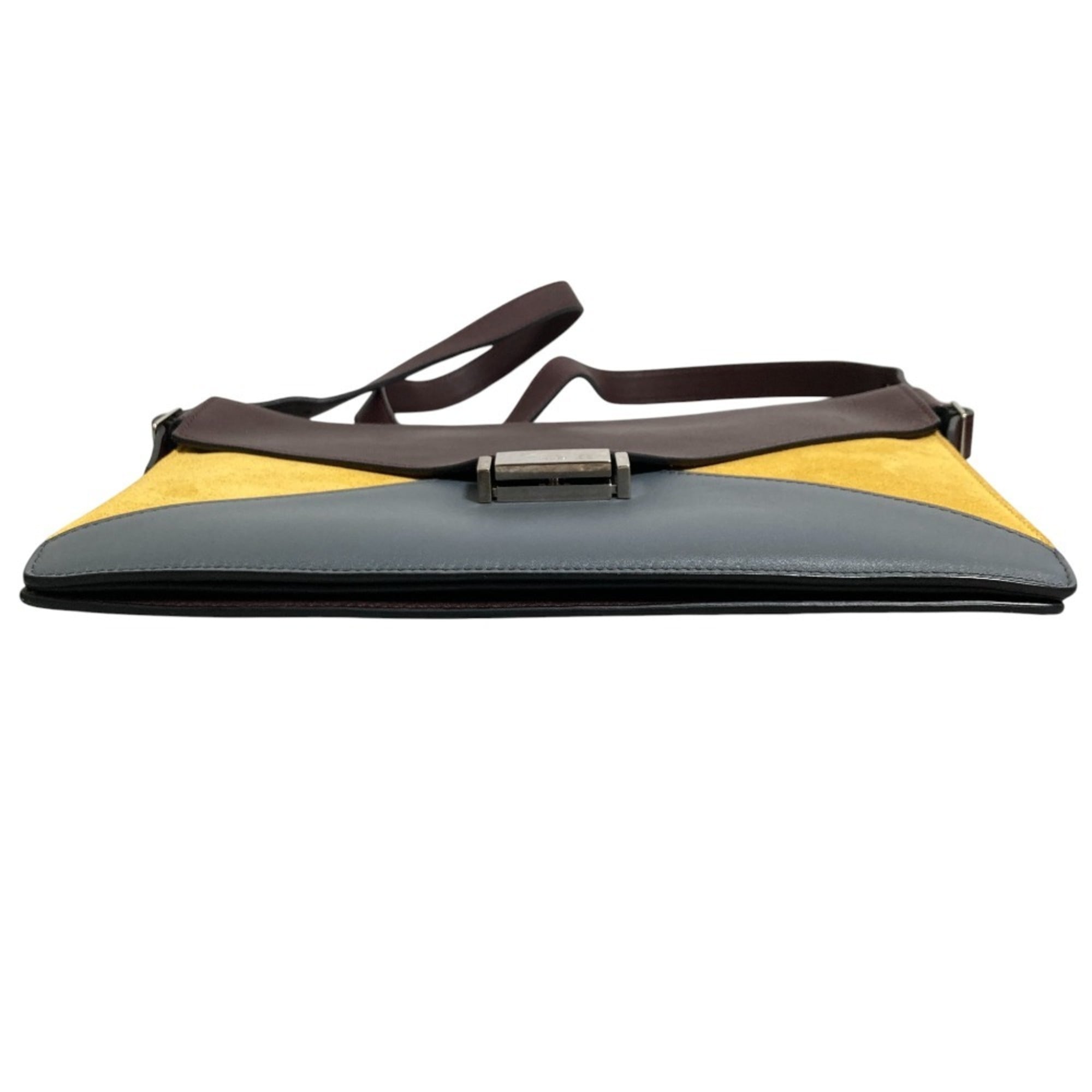 Celine Gray Yellow Shoulder Bag (Pre-Owned)
