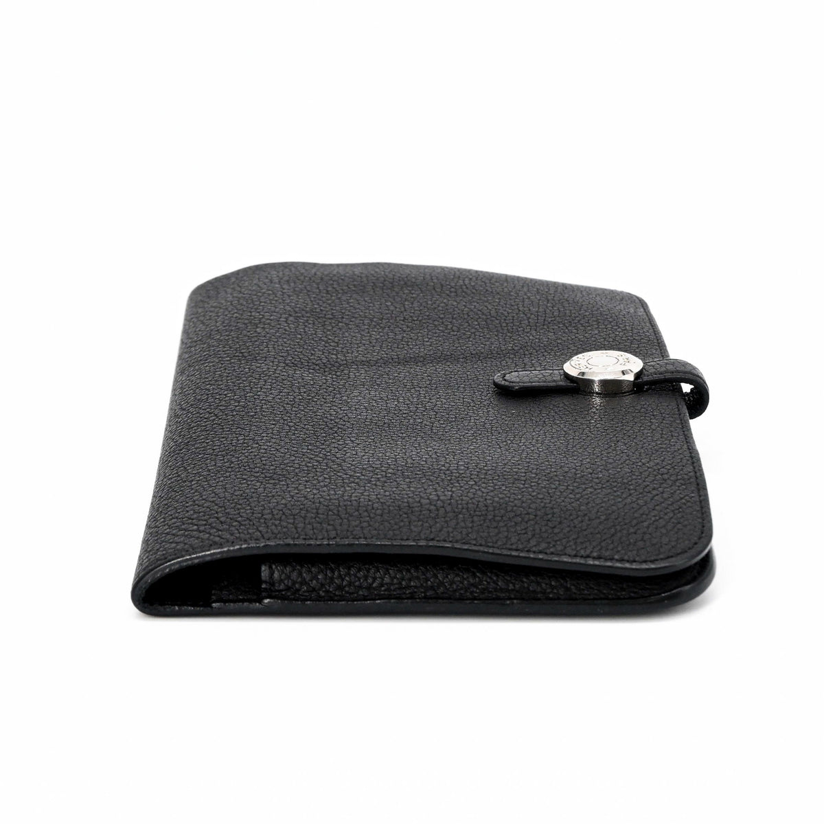 Hermes Black Evercalf Leather Wallet (Bi-Fold) (Pre-Owned)