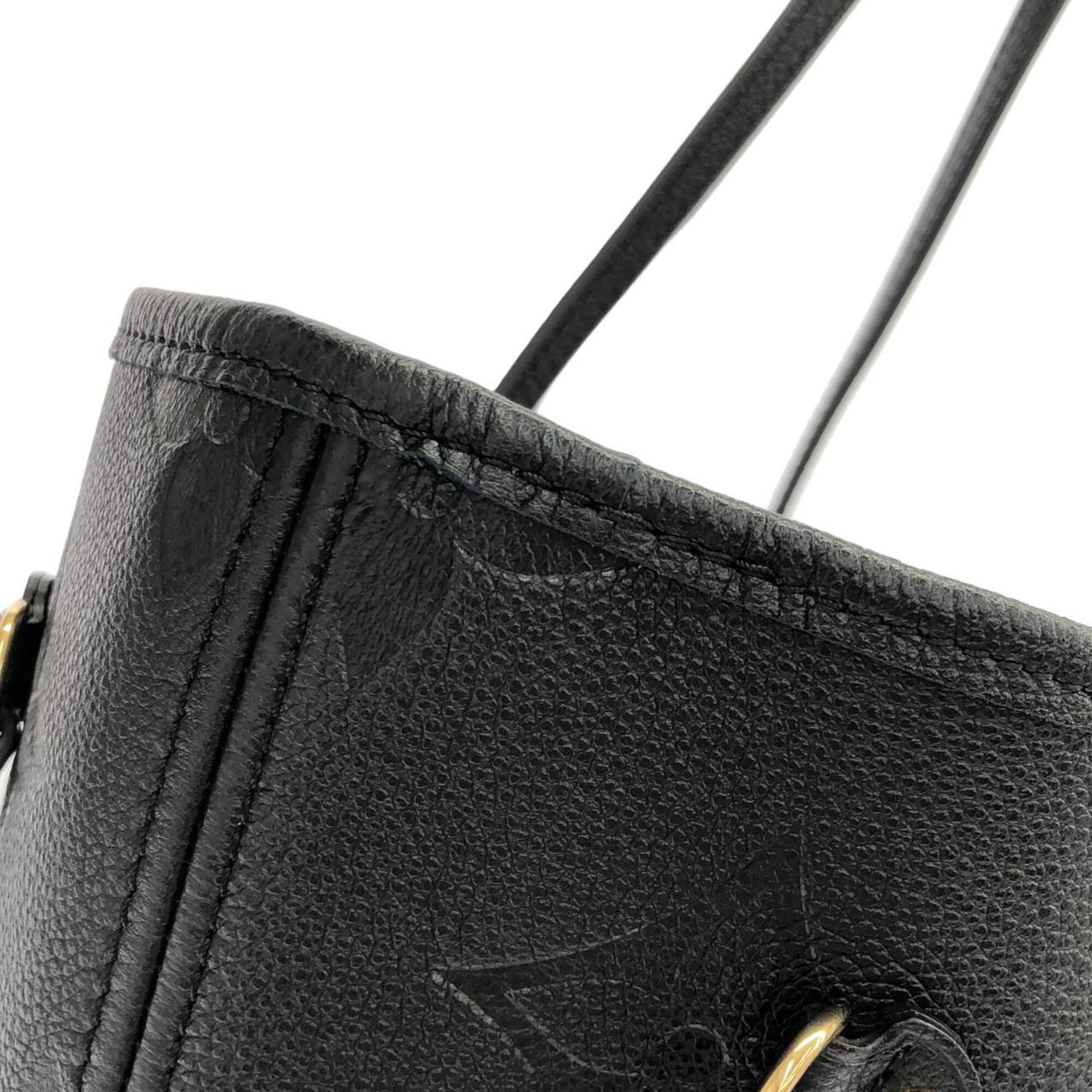 Louis Vuitton Black Leather Handbag Pouch (Pre-Owned)