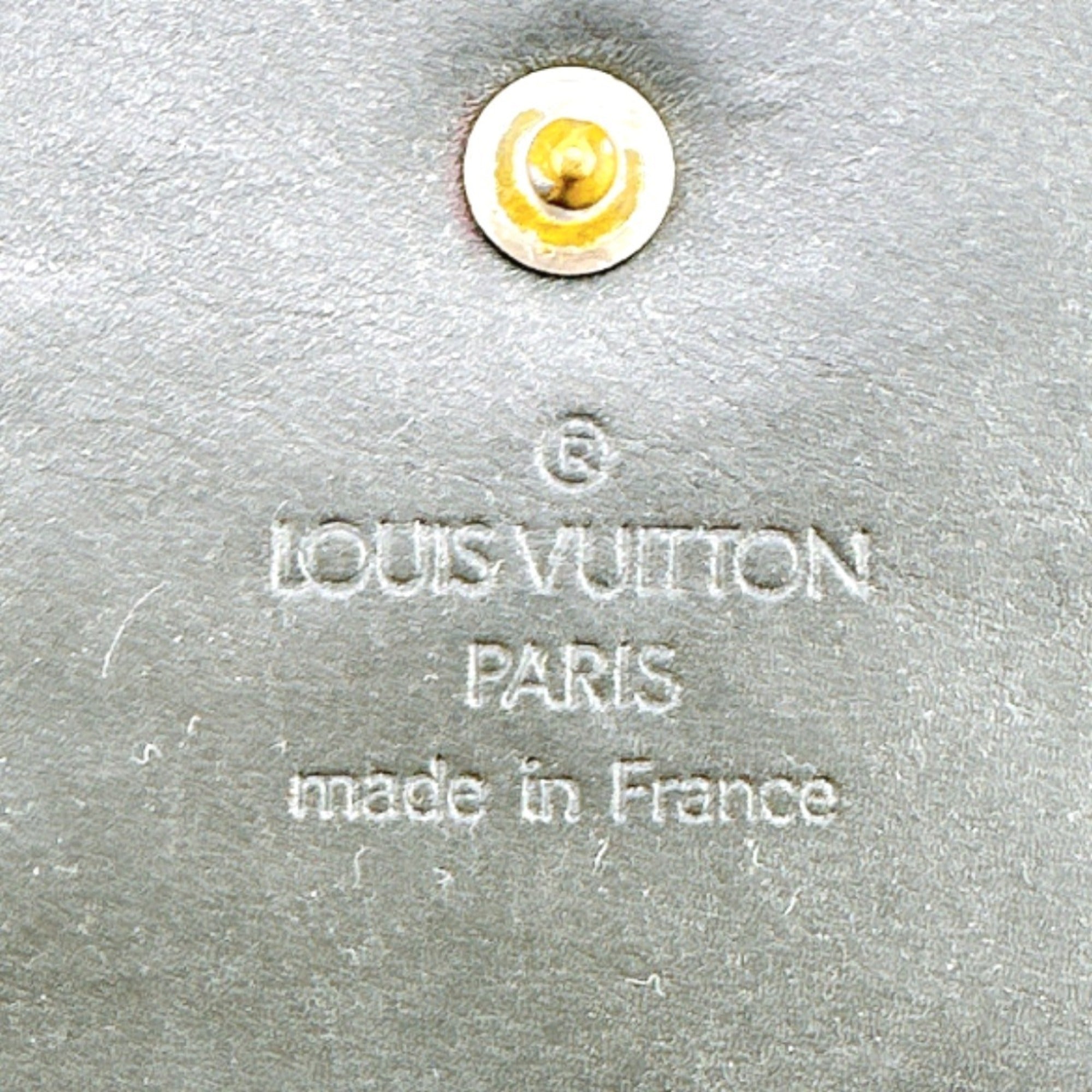 Louis Vuitton Monogram Mat Black Noir Monogram Mat Wallet (Tri-Fold) (Pre-Owned)