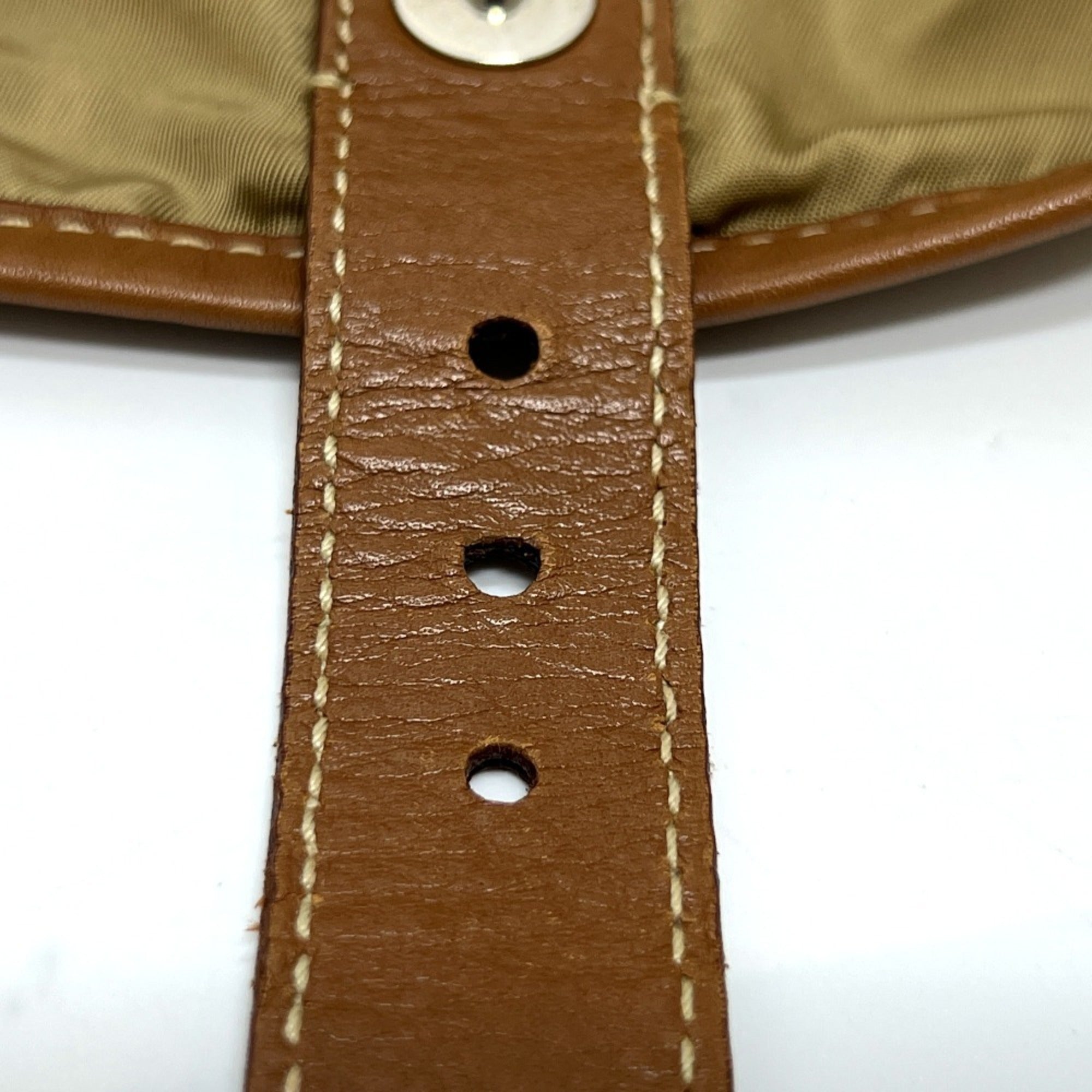 Prada Brown Nylon Backpack (Pre-Owned)