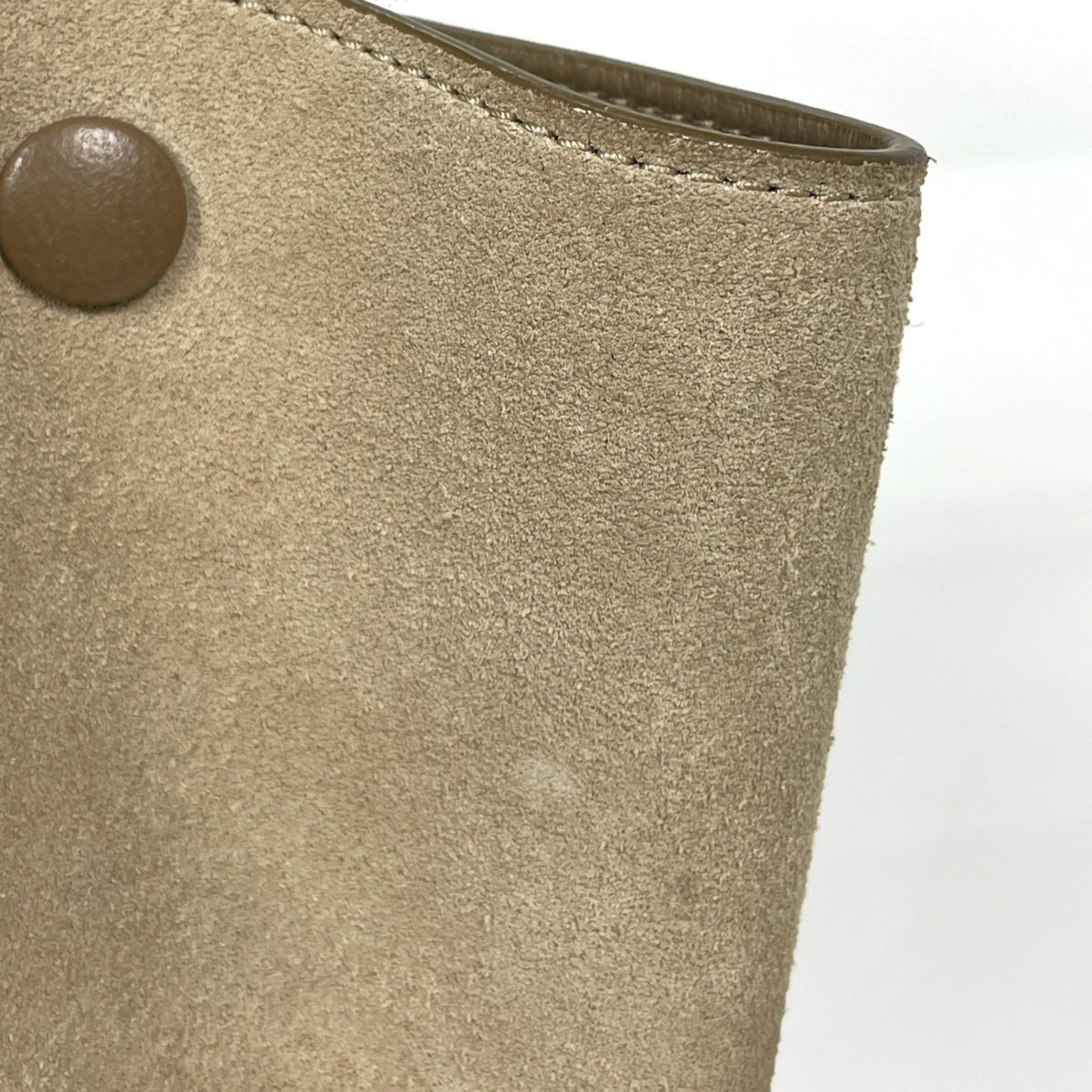 Celine Beige Leather Suede Handbag (Pre-Owned)