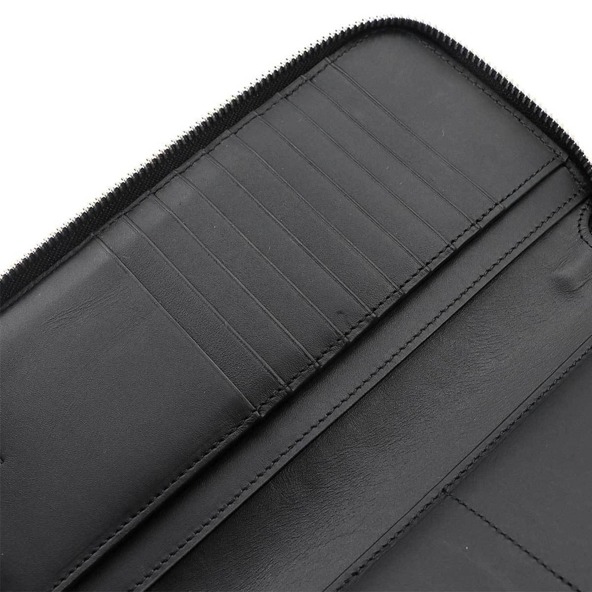 Loewe Black Leather Long Wallet (Bi-Fold) (Pre-Owned)