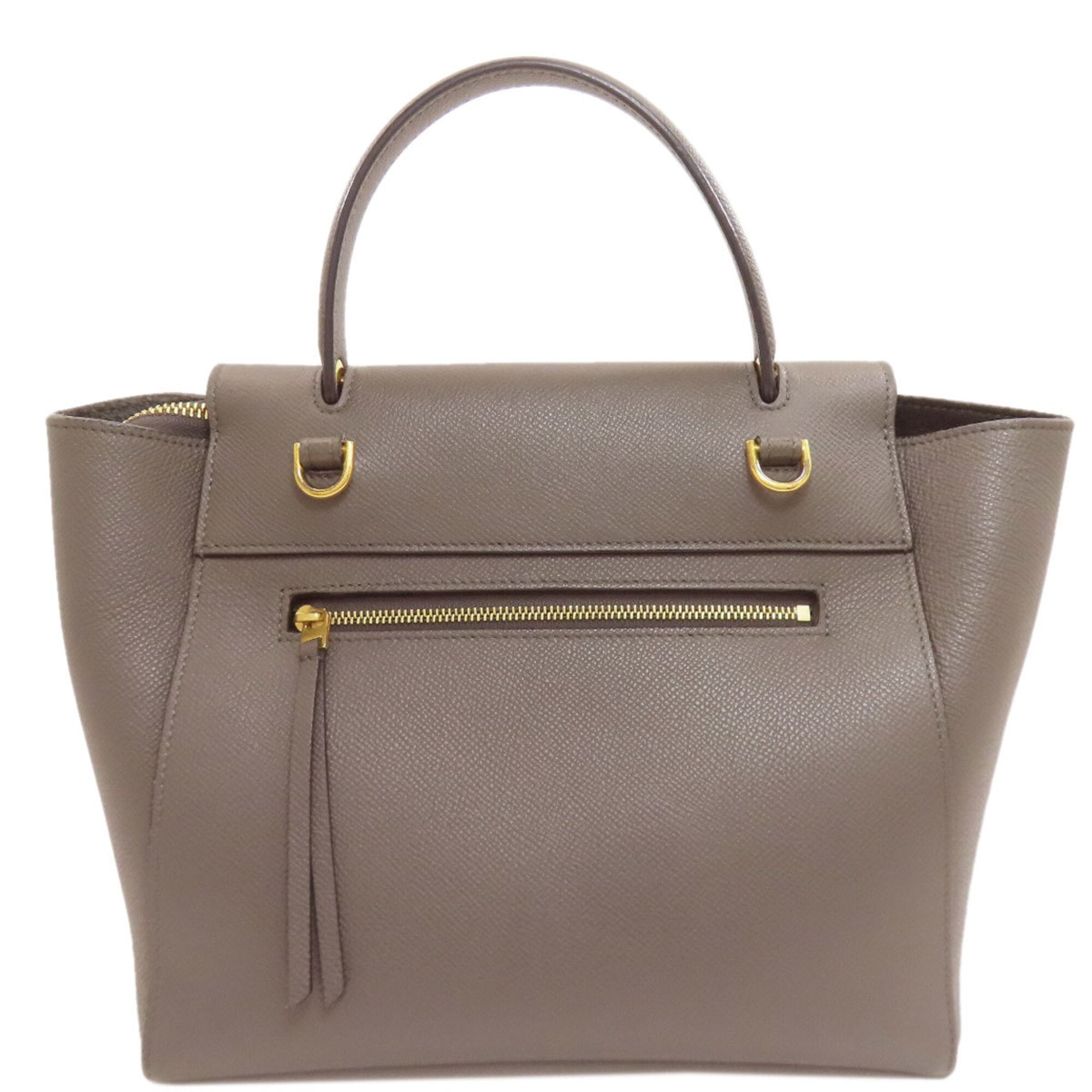 Celine Gray Leather Handbag (Pre-Owned)