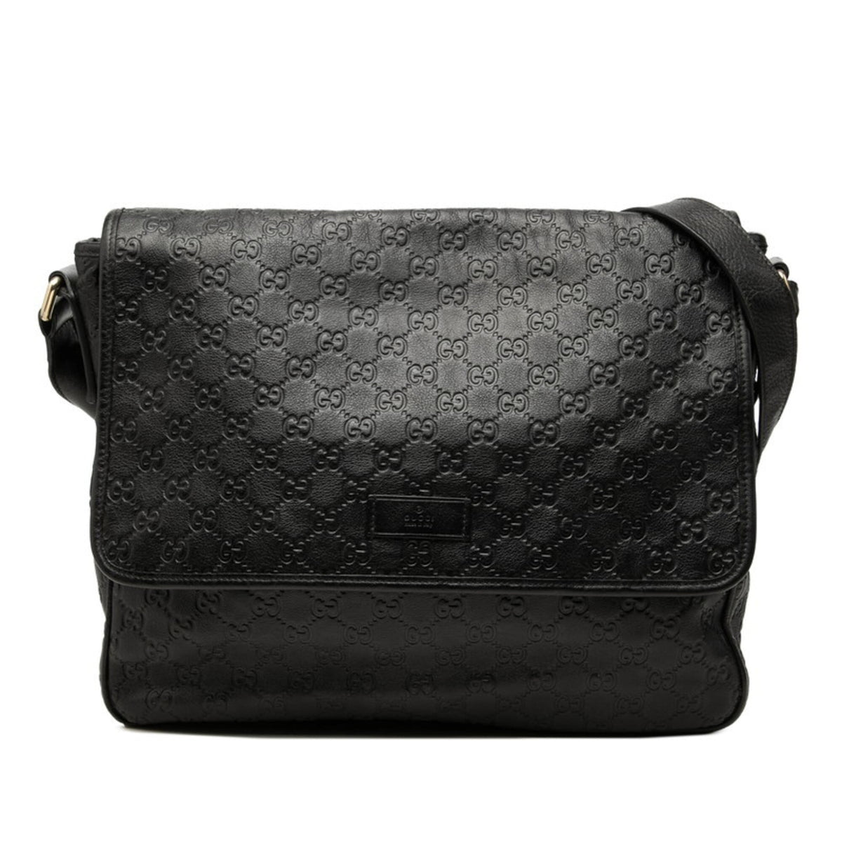 Gucci Black Leather Shoulder Bag (Pre-Owned)