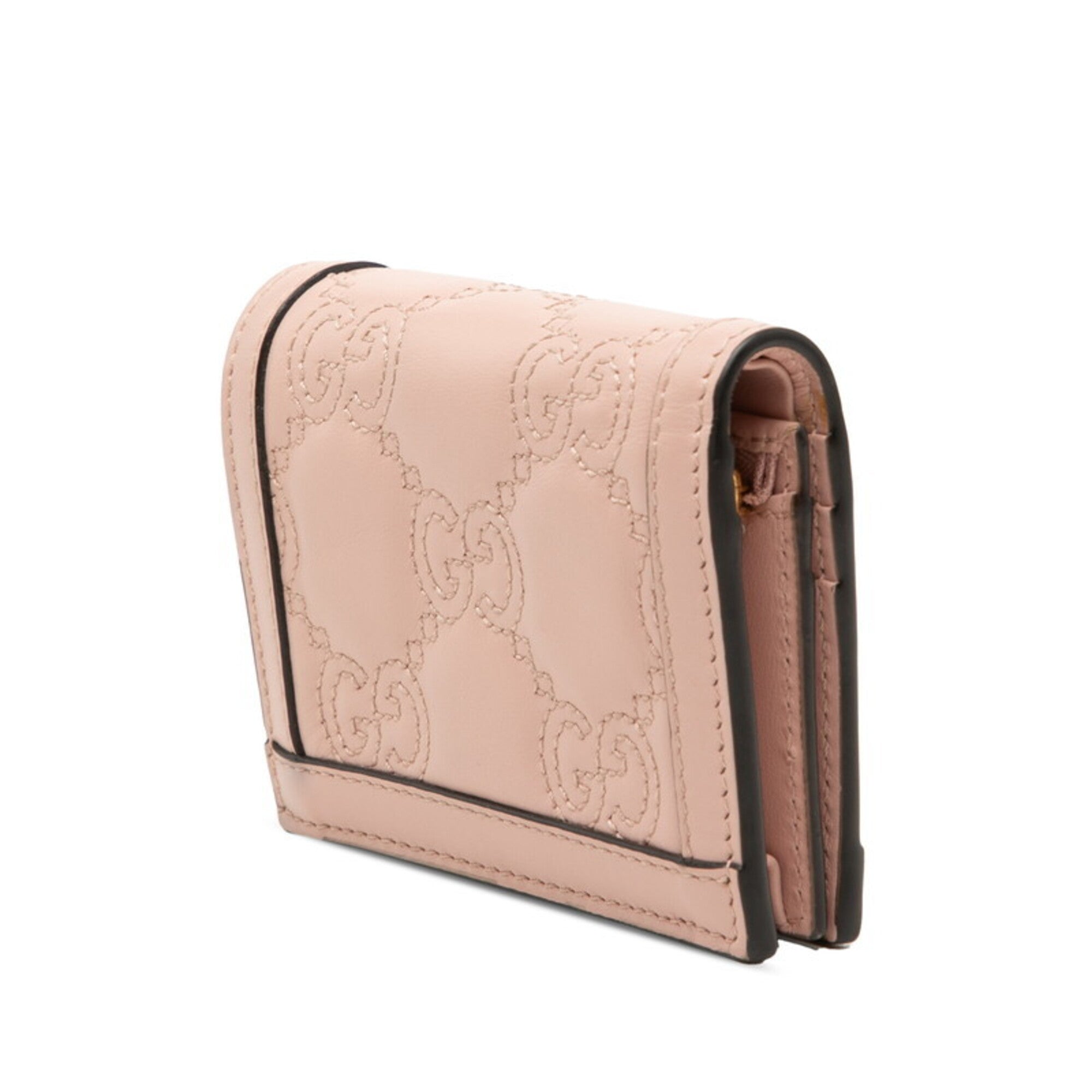 Gucci Pink Leather Wallet (Bi-Fold) (Pre-Owned)