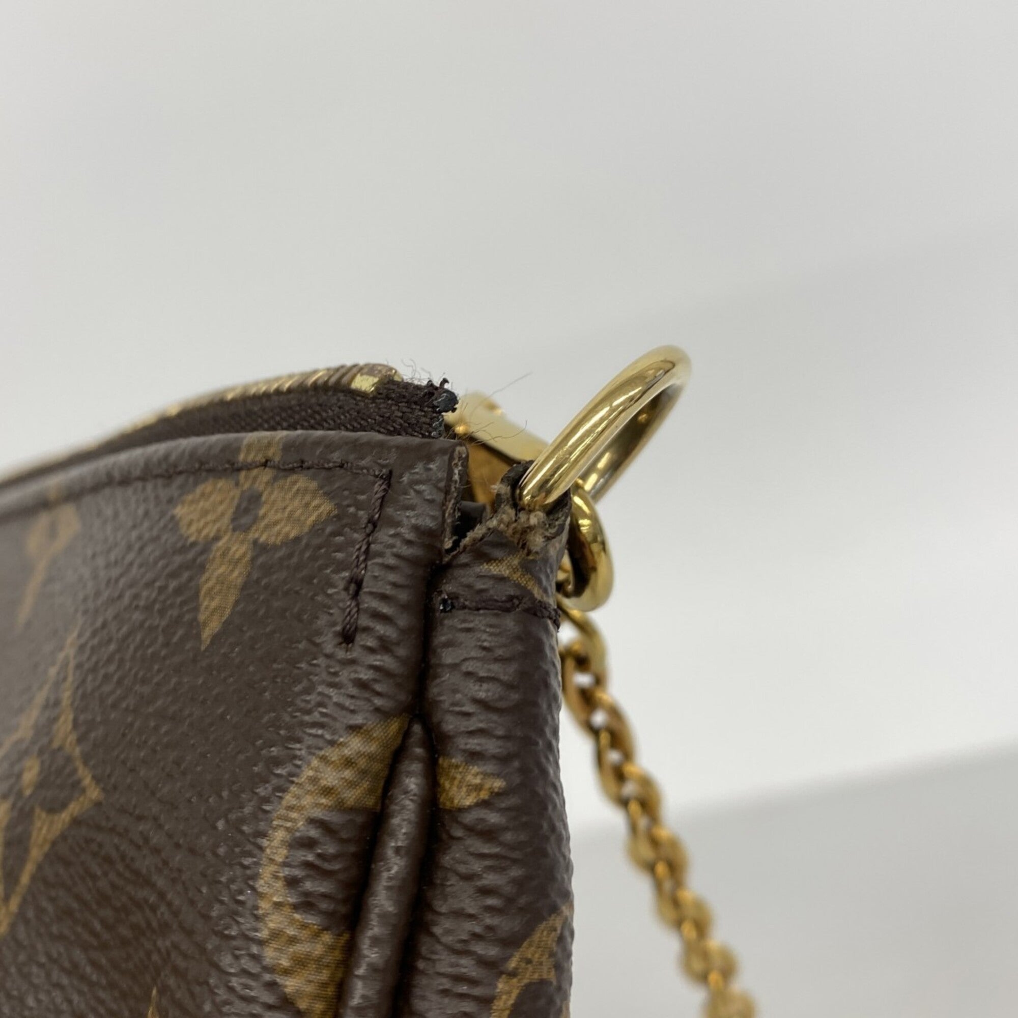 Louis Vuitton Khaki Handbag (Pre-Owned)
