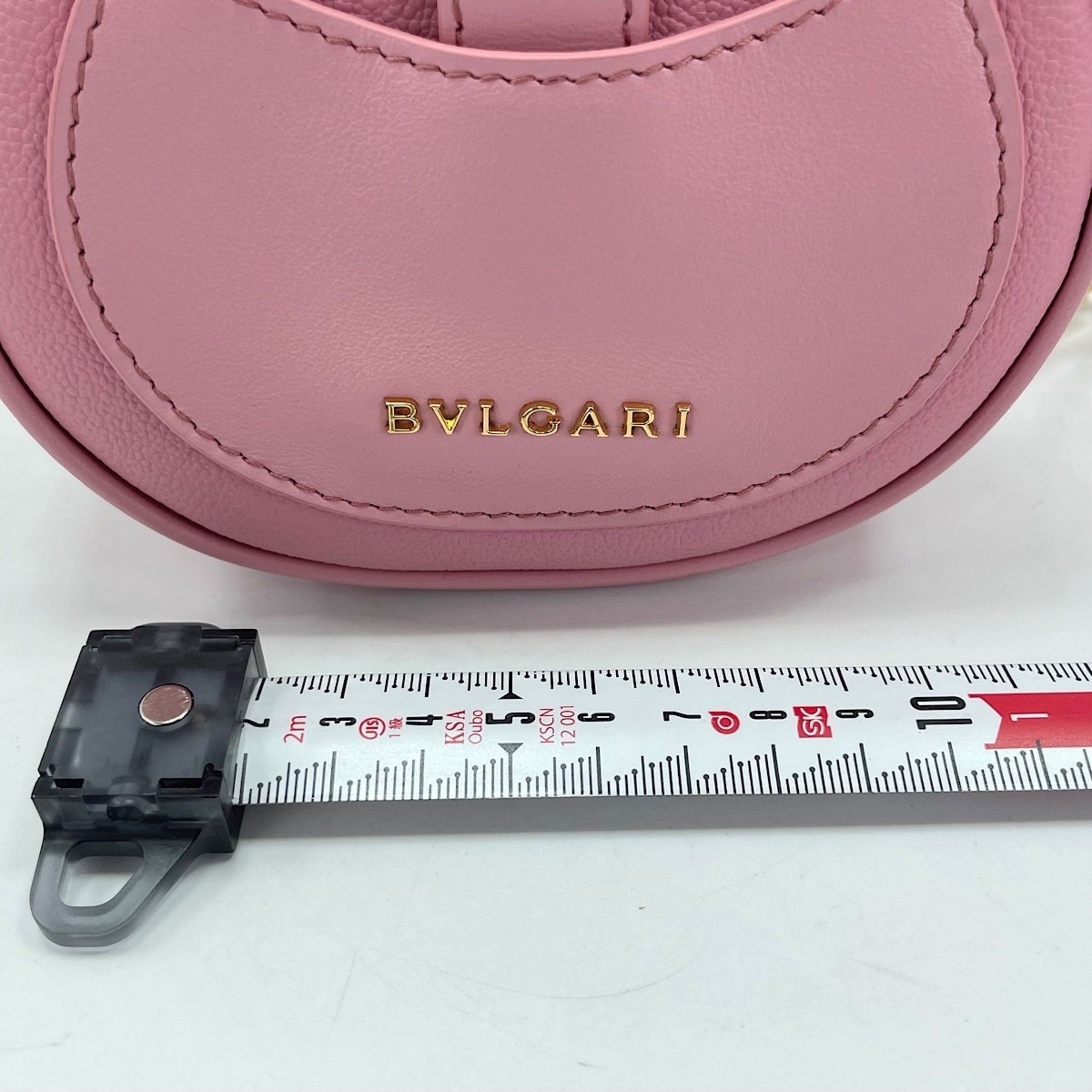 Bvlgari Pink Leather Shoulder Bag (Pre-Owned)