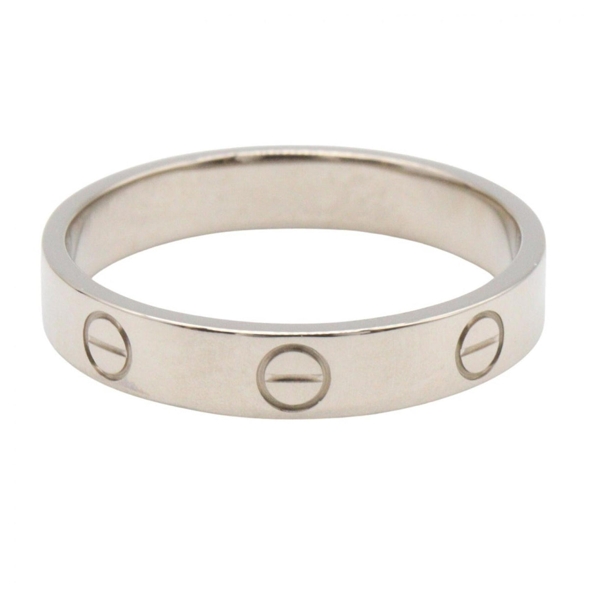 Cartier Silver White Gold (18K) Band Ring (Pre-Owned)