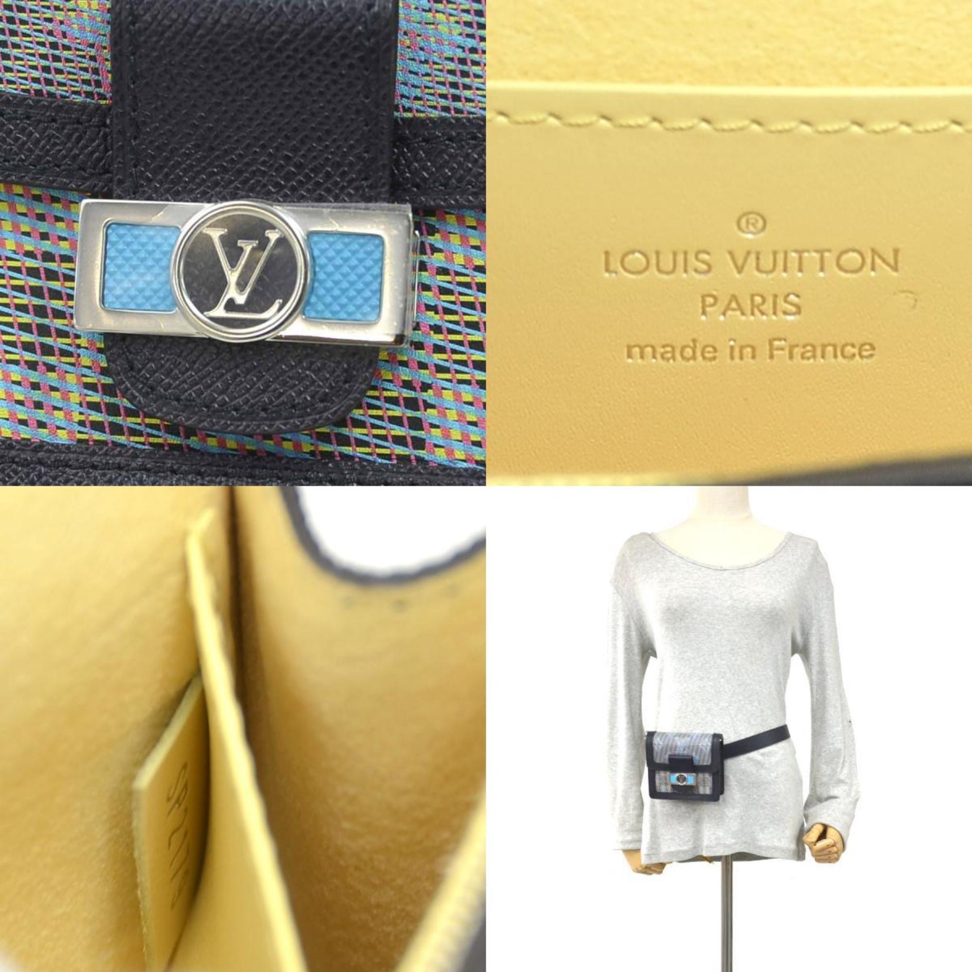 Louis Vuitton Black Multi-Color Monogram Fanny Pack Shoulder Bag (Pre-Owned)