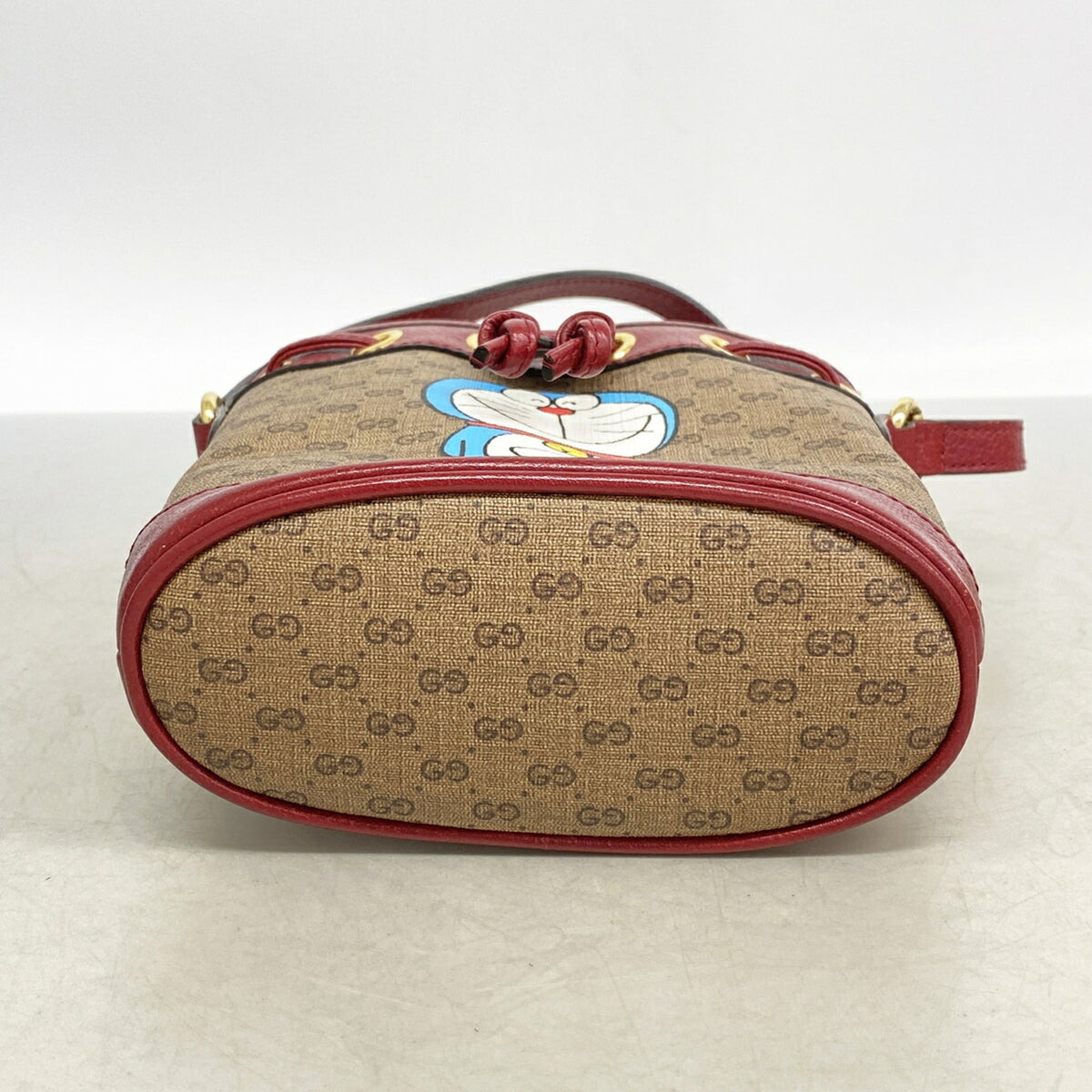 Gucci Bordeaux Brown Pvc Shoulder Bag (Pre-Owned)