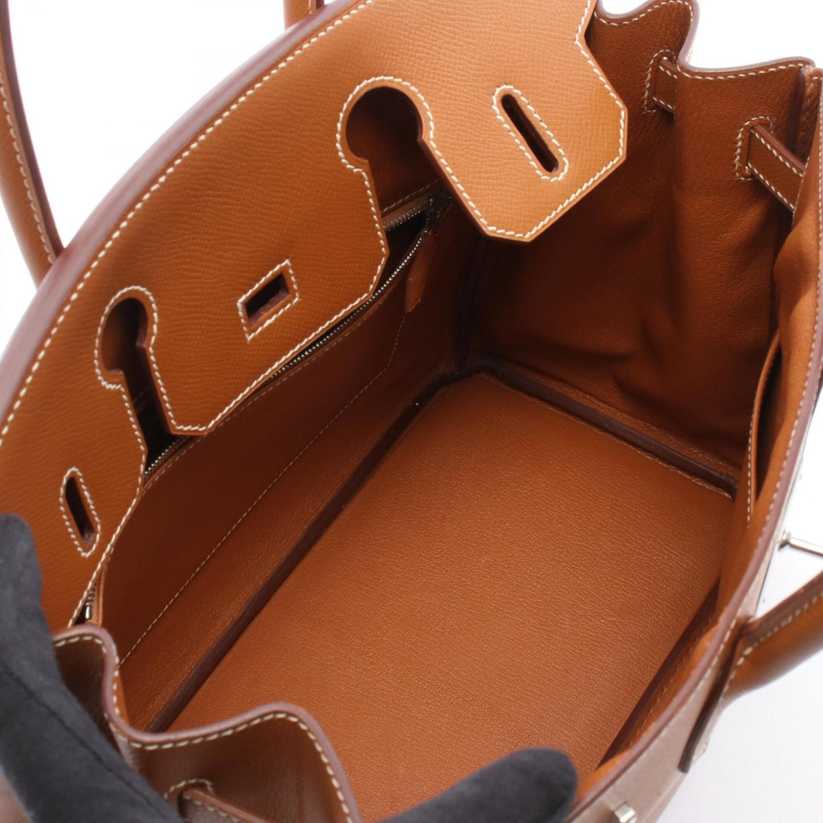 Hermes Brown Epsom Leather Handbag (Pre-Owned)