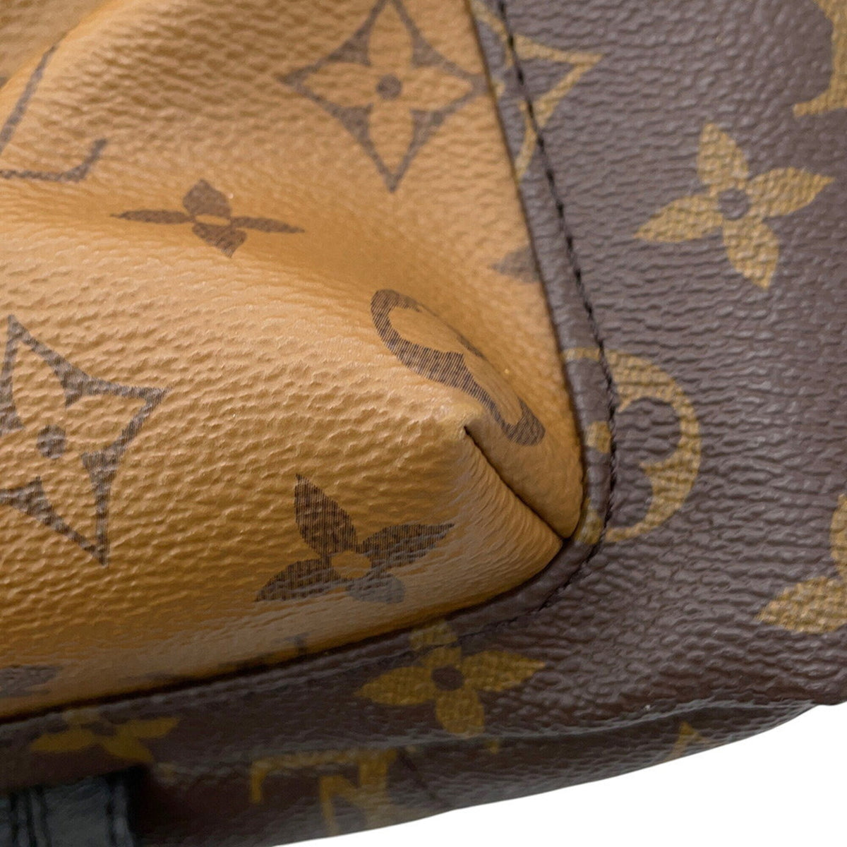 Louis Vuitton Noir Monogram Reverse Monogram Backpack (Pre-Owned)