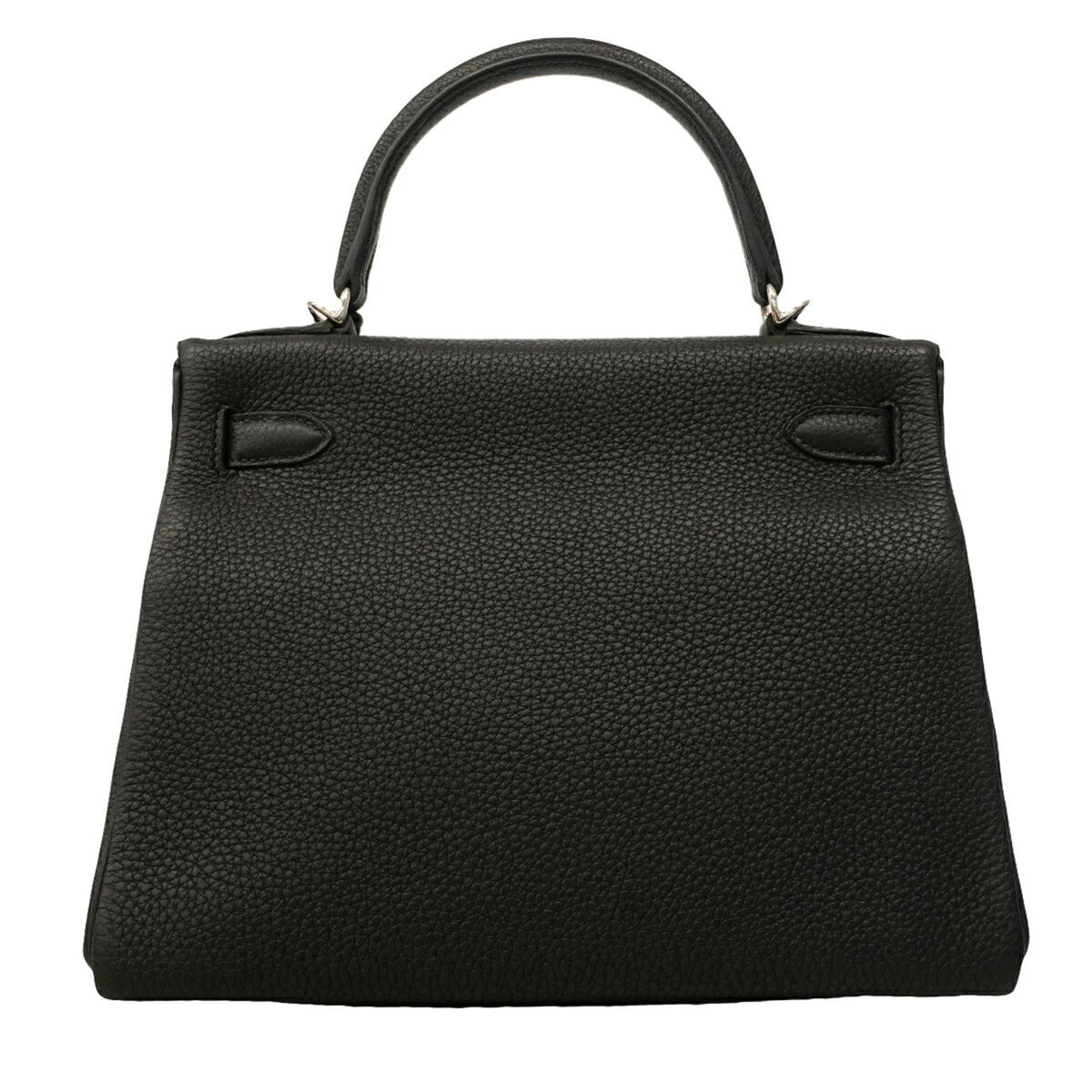 Hermes Black Togo Leather Handbag (Pre-Owned)