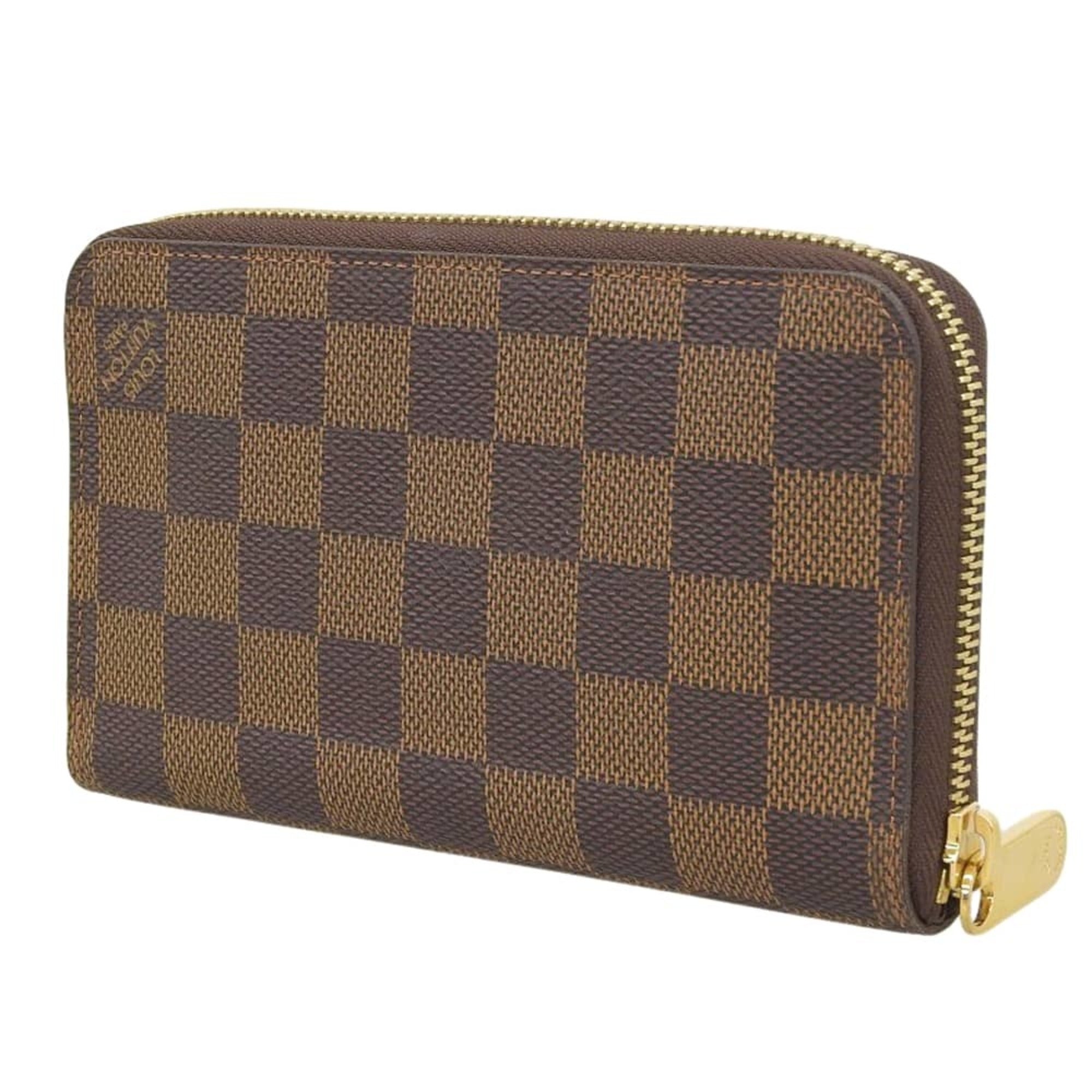 Louis Vuitton Damier Canvas Ebene Pvc Middle Wallet (Bi-Fold) (Pre-Owned)