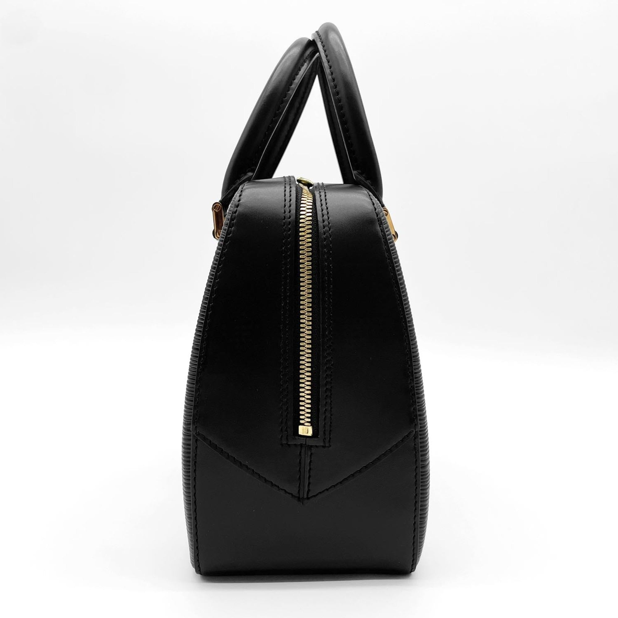 Louis Vuitton Black Noir Epi Leather Handbag (Pre-Owned)